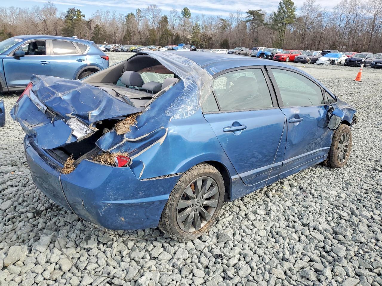 2011 Honda Civic Ex Blue vin: 2HGFA1F82BH510361