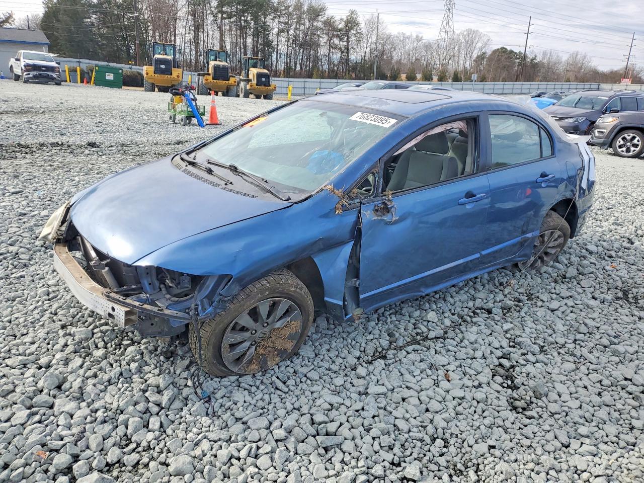 2011 Honda Civic Ex Blue vin: 2HGFA1F82BH510361