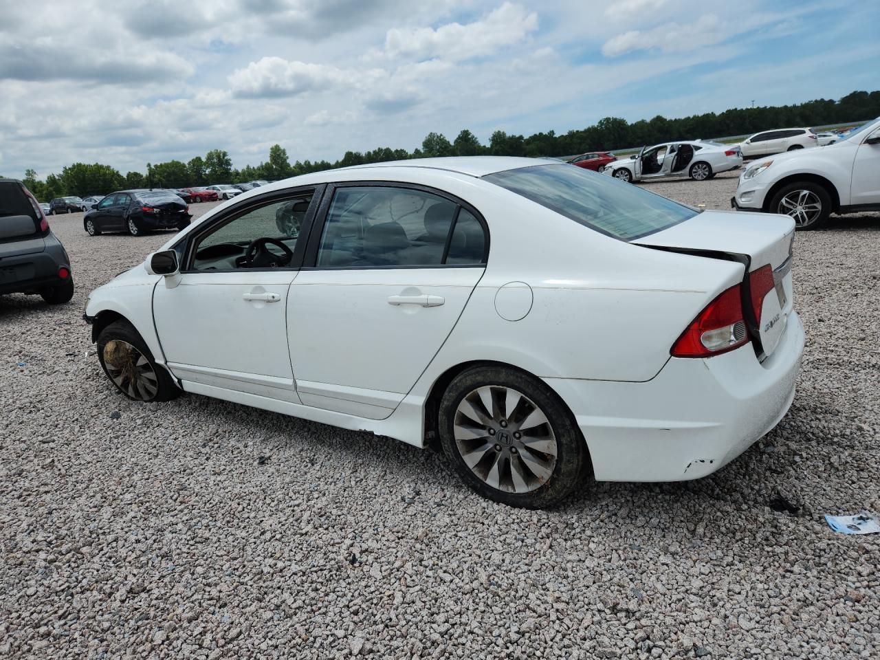 2011 Honda Civic Ex White vin: 2HGFA1F82BH541819
