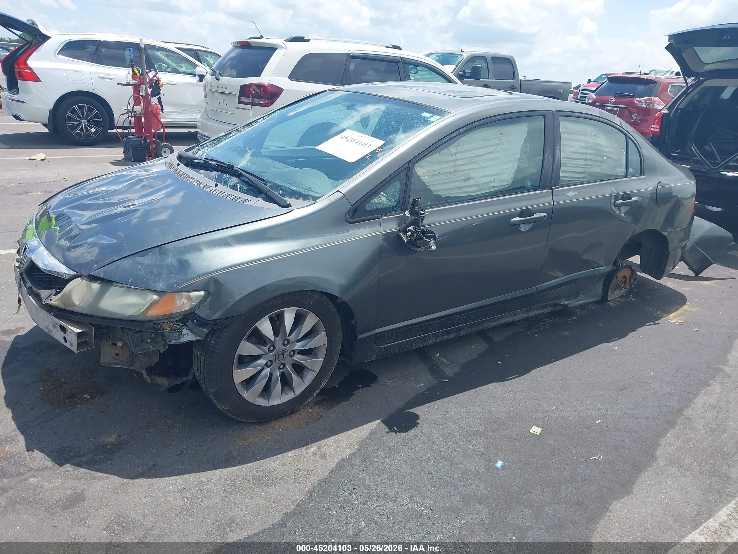 2010 Honda Civic Ex Gray vin: 2HGFA1F83AH512067