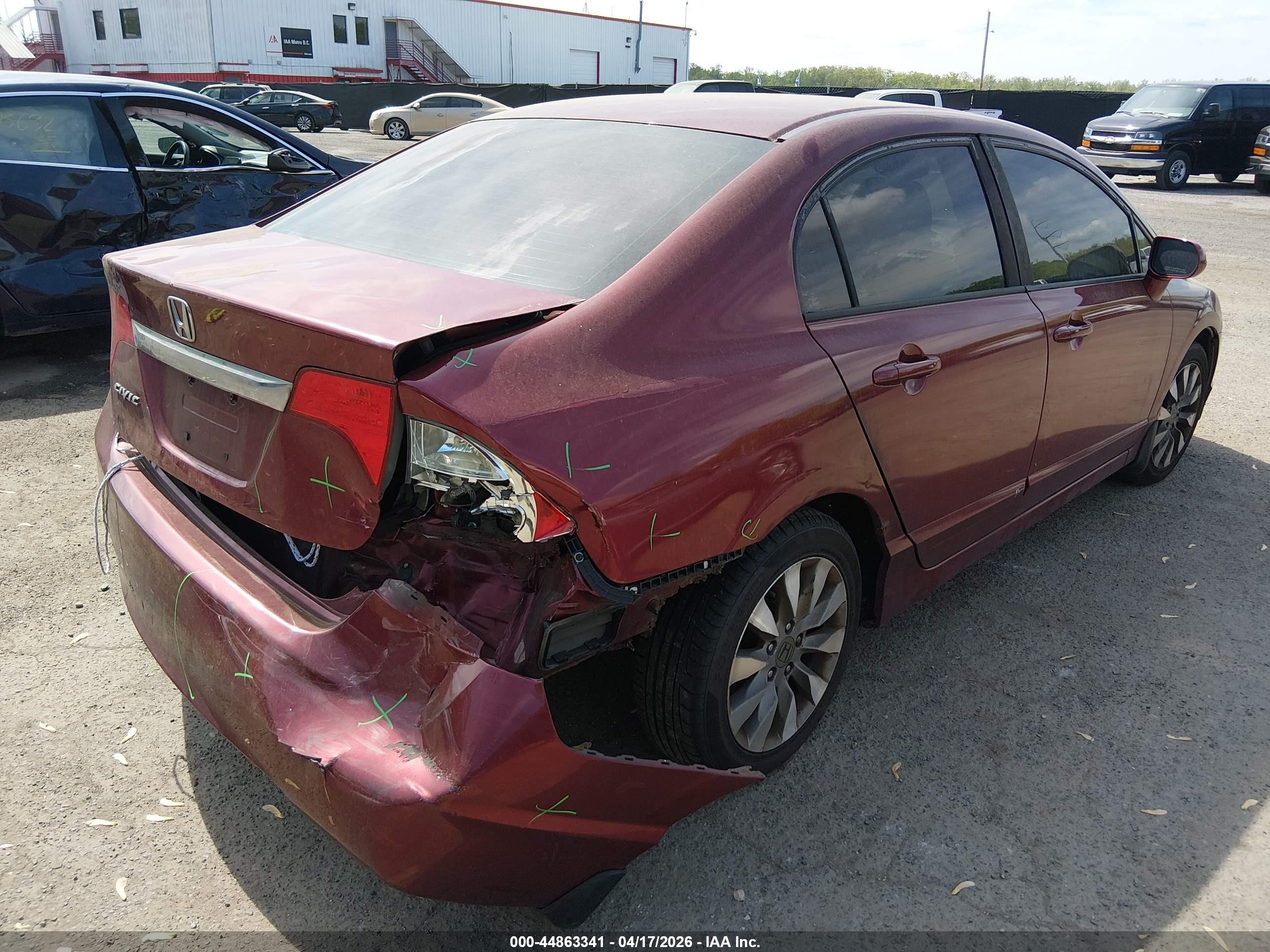 2011 Honda Civic Ex Red vin: 2HGFA1F83BH500745