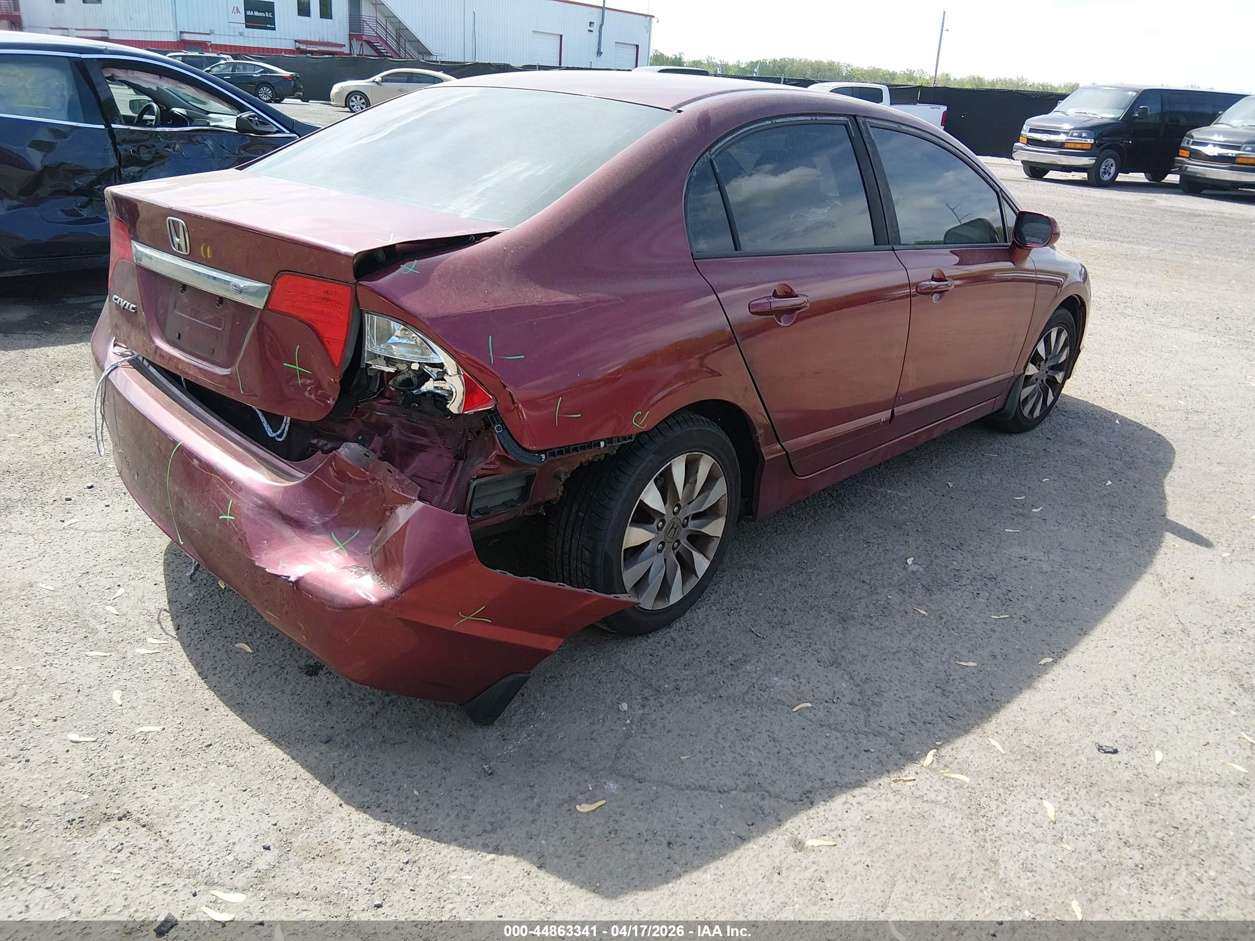 2011 Honda Civic Ex Red vin: 2HGFA1F83BH500745