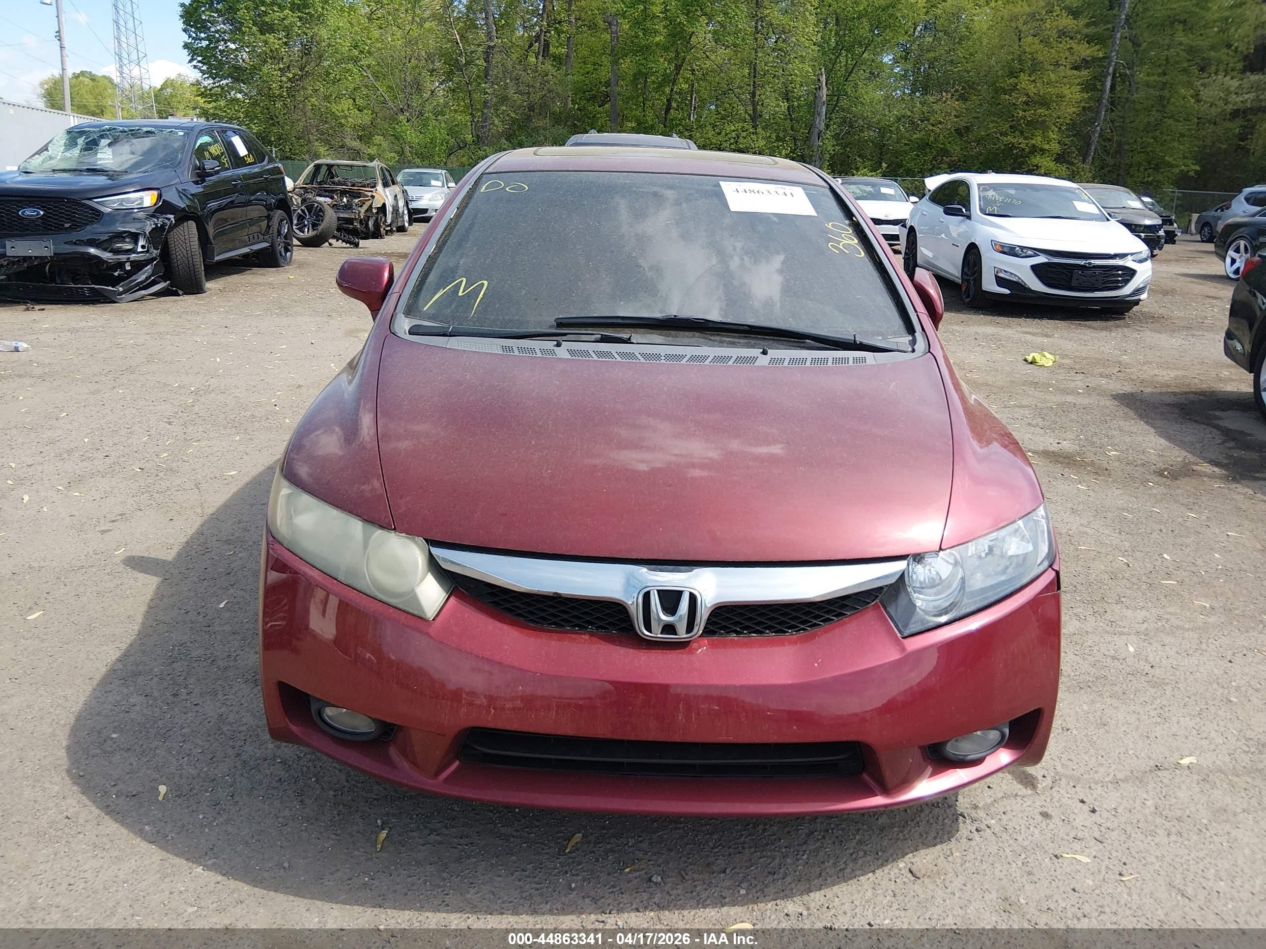2011 Honda Civic Ex Red vin: 2HGFA1F83BH500745