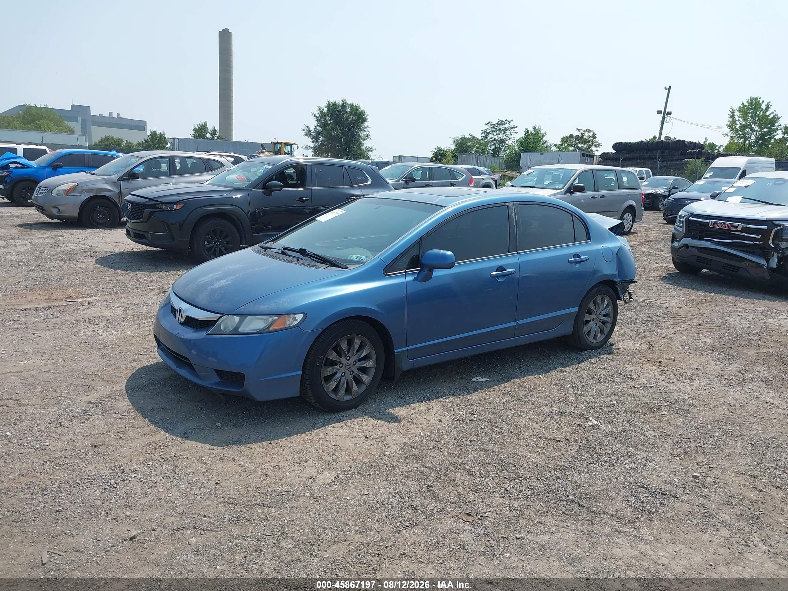 2011 Honda Civic Ex Blue vin: 2HGFA1F83BH528643