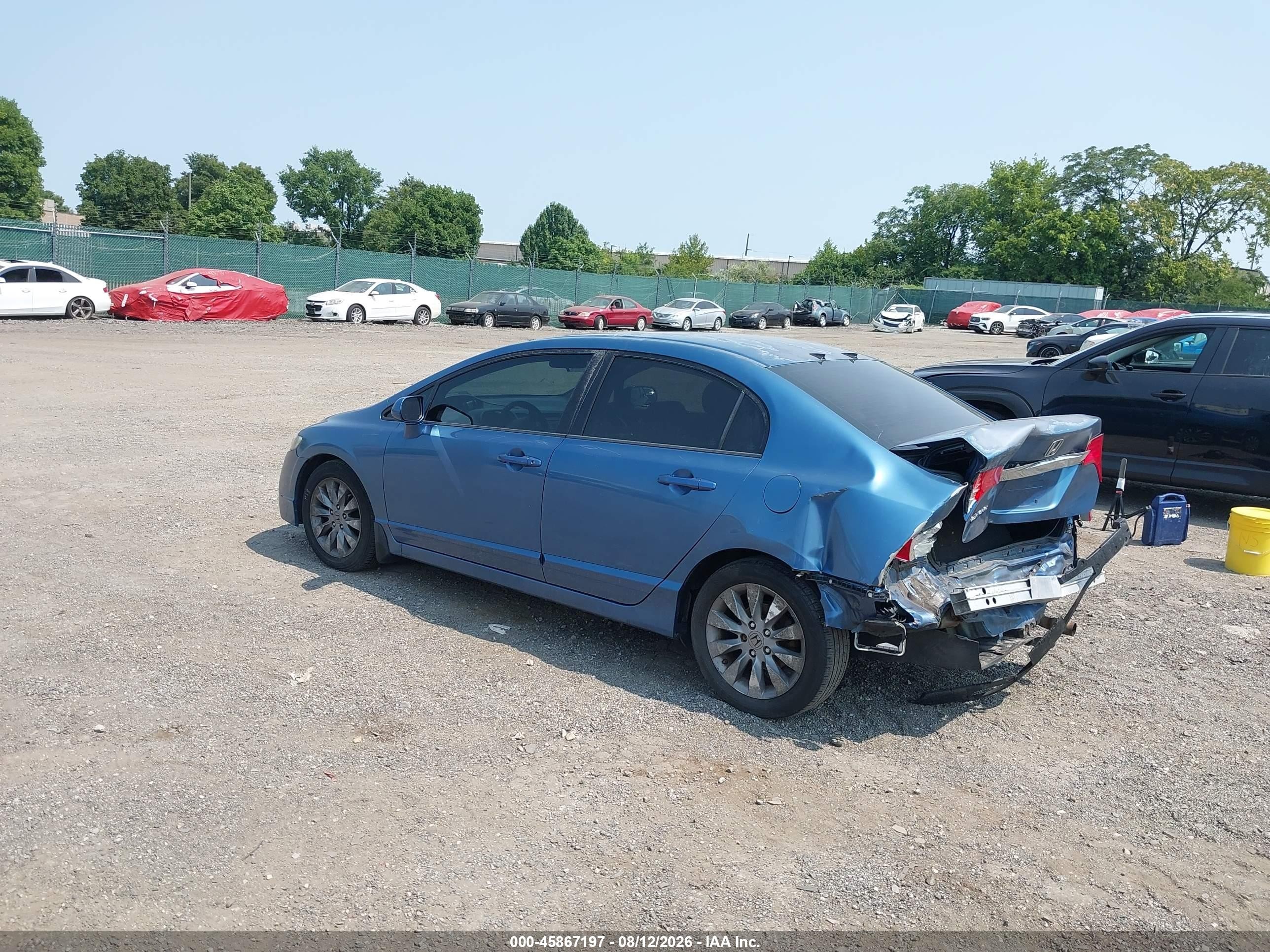 2011 Honda Civic Ex Blue vin: 2HGFA1F83BH528643