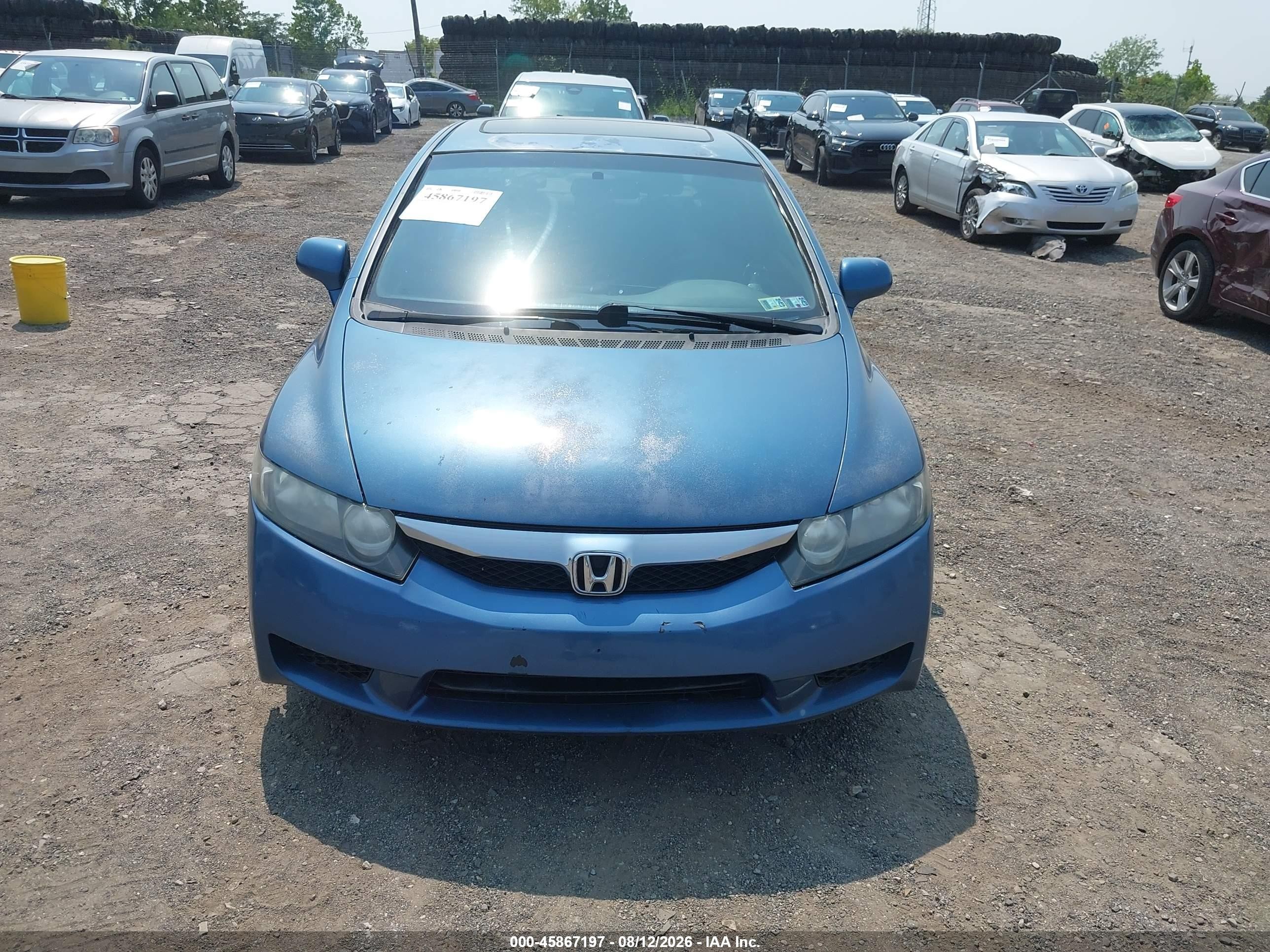 2011 Honda Civic Ex Blue vin: 2HGFA1F83BH528643