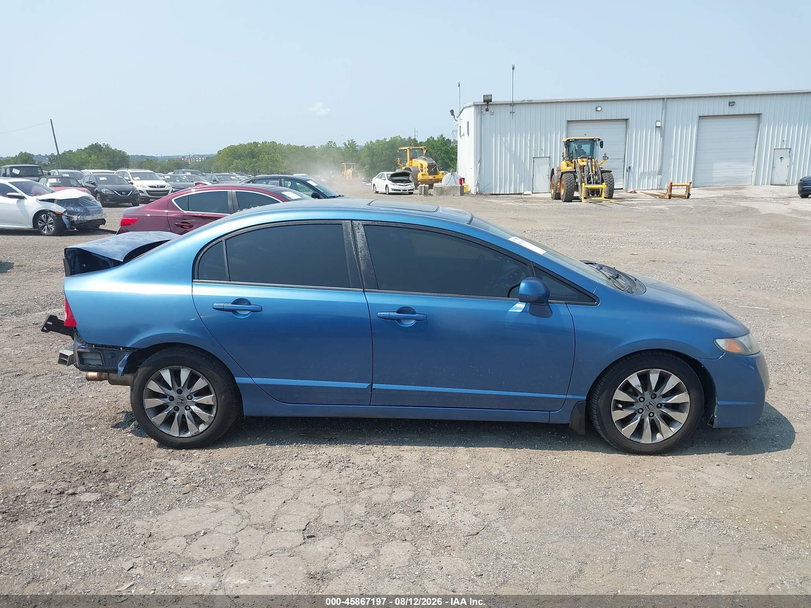 2011 Honda Civic Ex Blue vin: 2HGFA1F83BH528643