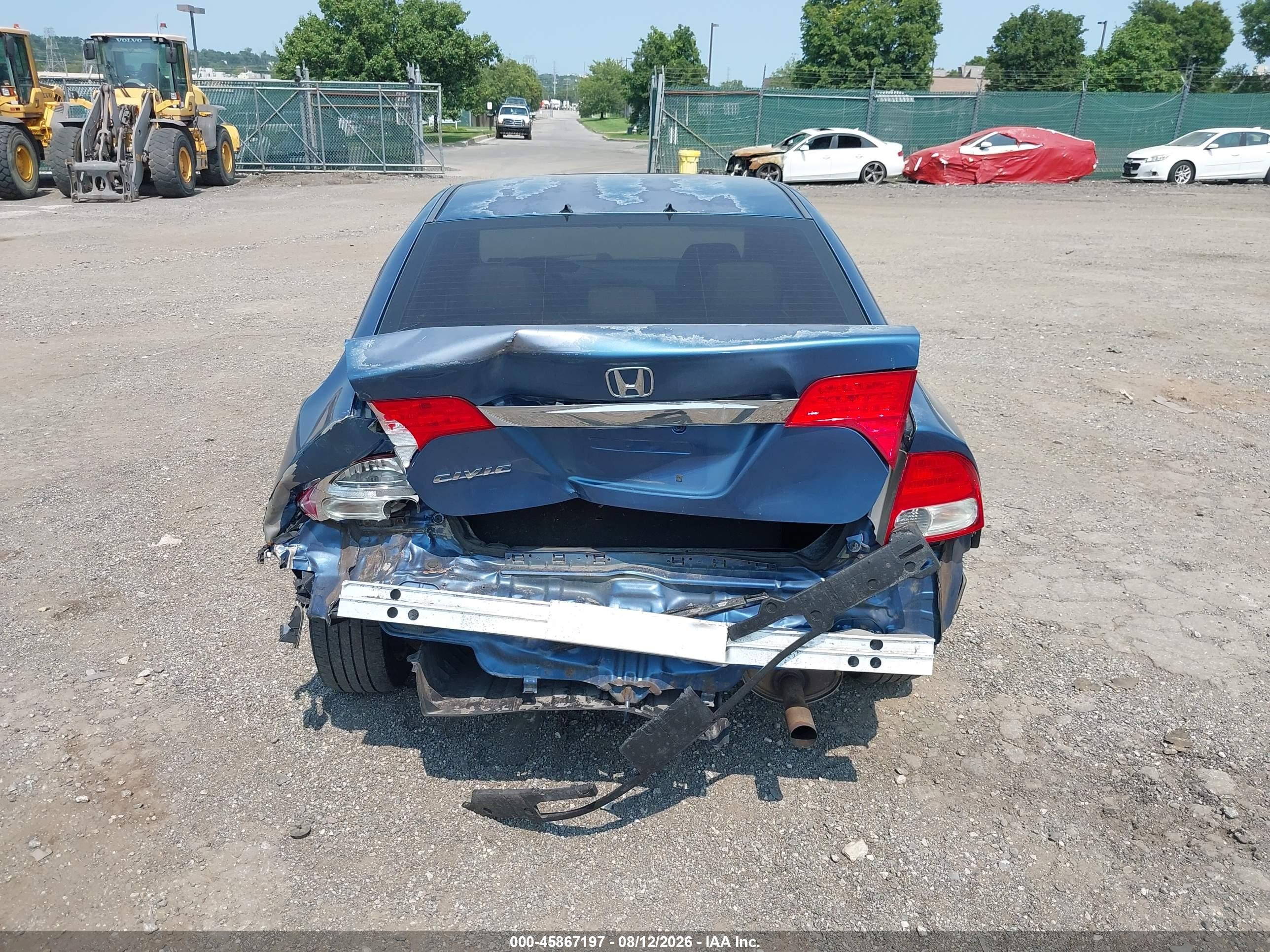 2011 Honda Civic Ex Blue vin: 2HGFA1F83BH528643