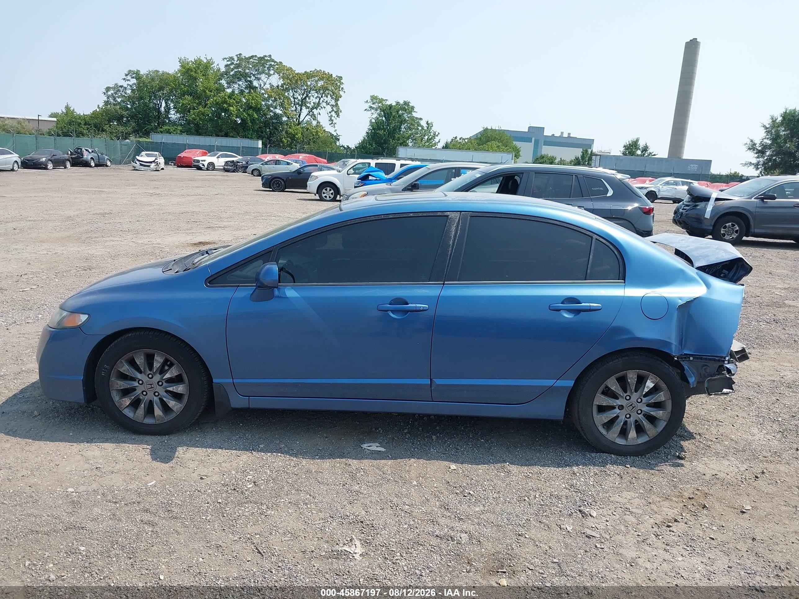 2011 Honda Civic Ex Blue vin: 2HGFA1F83BH528643
