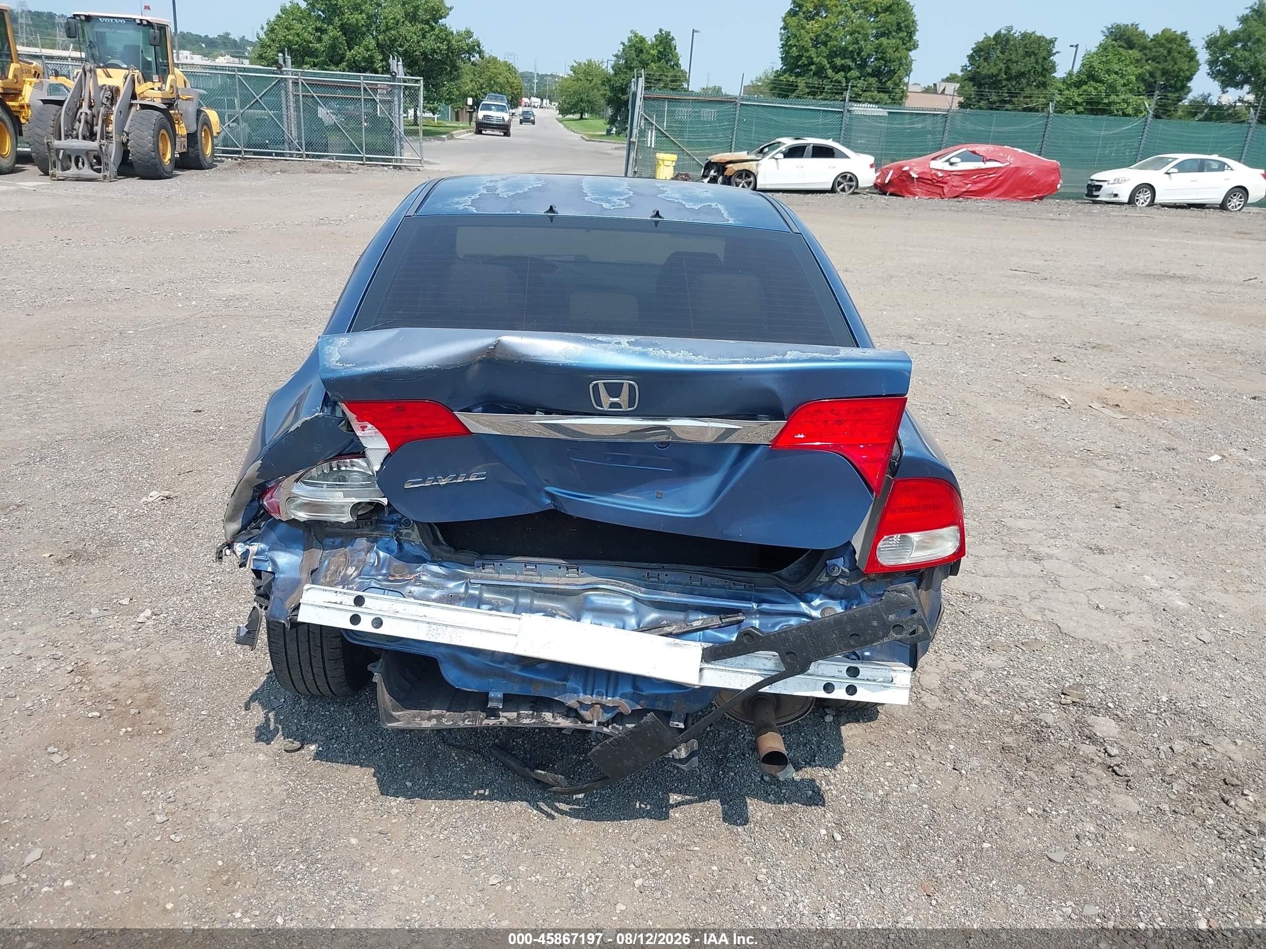 2011 Honda Civic Ex Blue vin: 2HGFA1F83BH528643