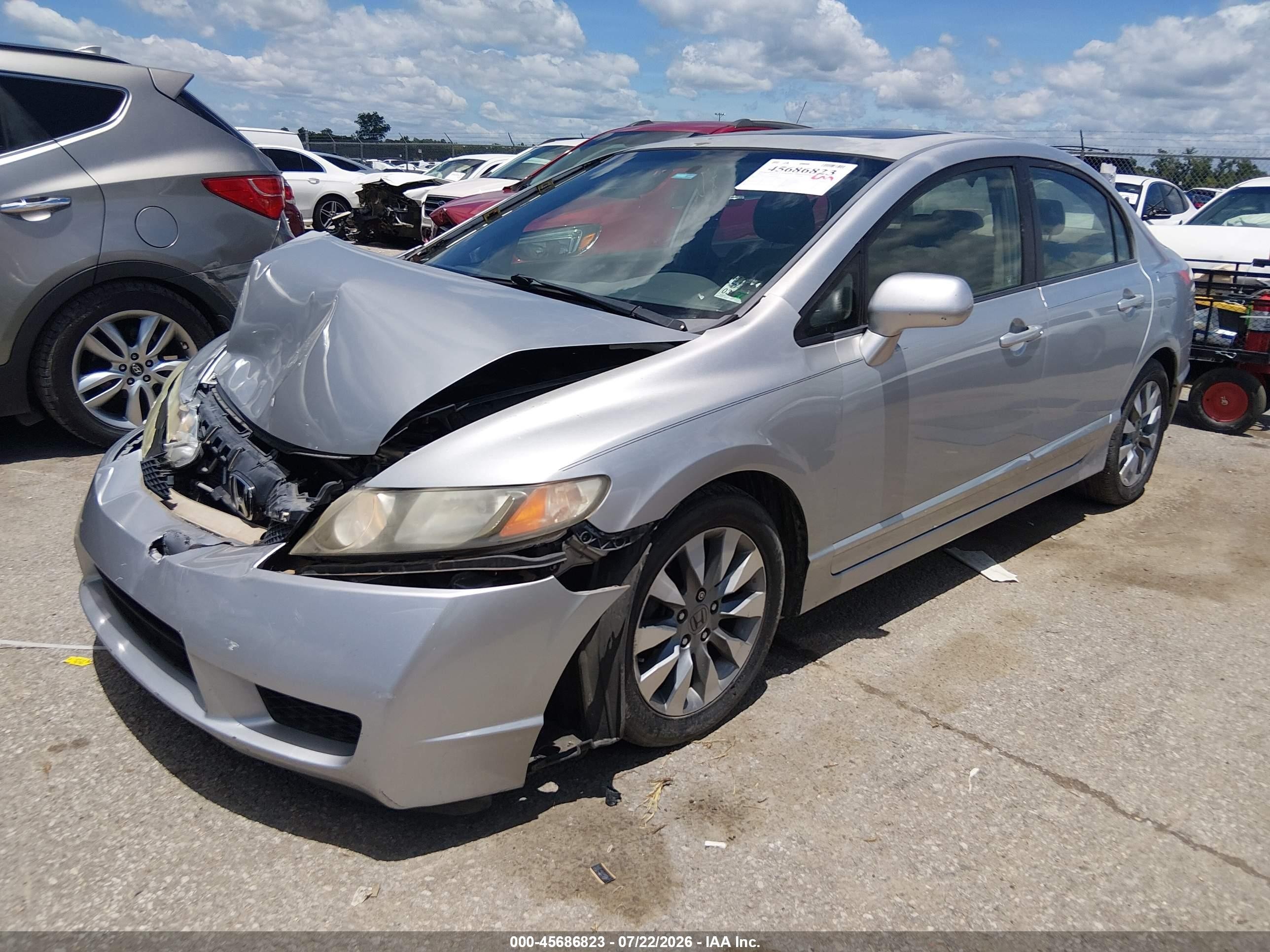 2010 Honda Civic Ex Серебряный vin: 2HGFA1F84AH301928