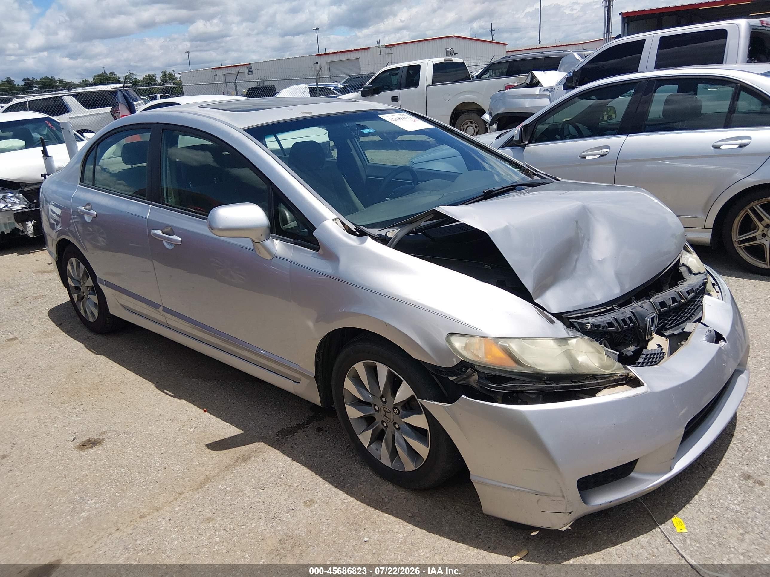 2010 Honda Civic Ex Серебряный vin: 2HGFA1F84AH301928