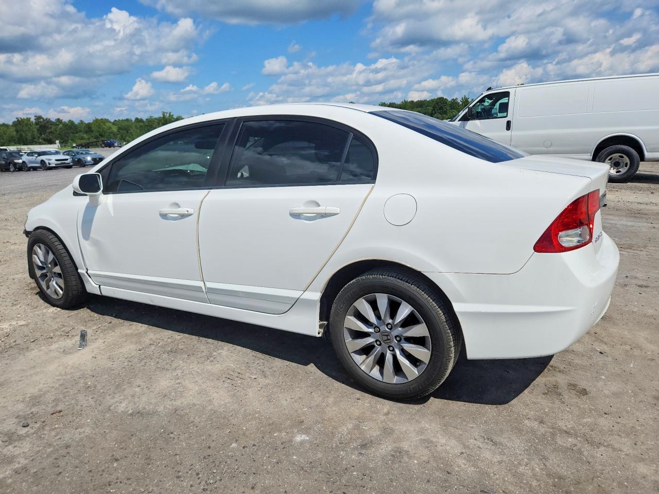 2010 Honda Civic Ex White vin: 2HGFA1F84AH506620