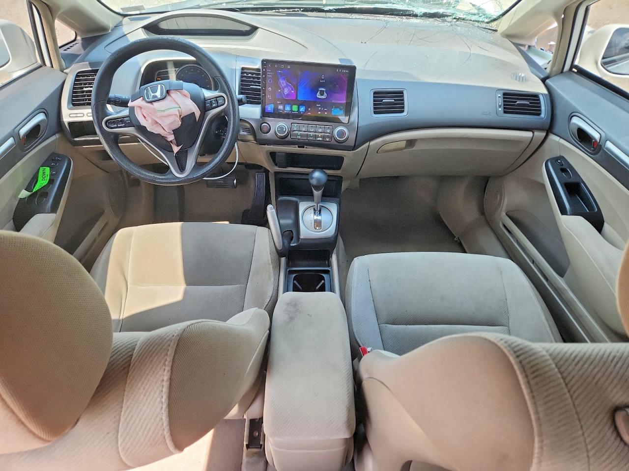2010 Honda Civic Ex White vin: 2HGFA1F84AH506620