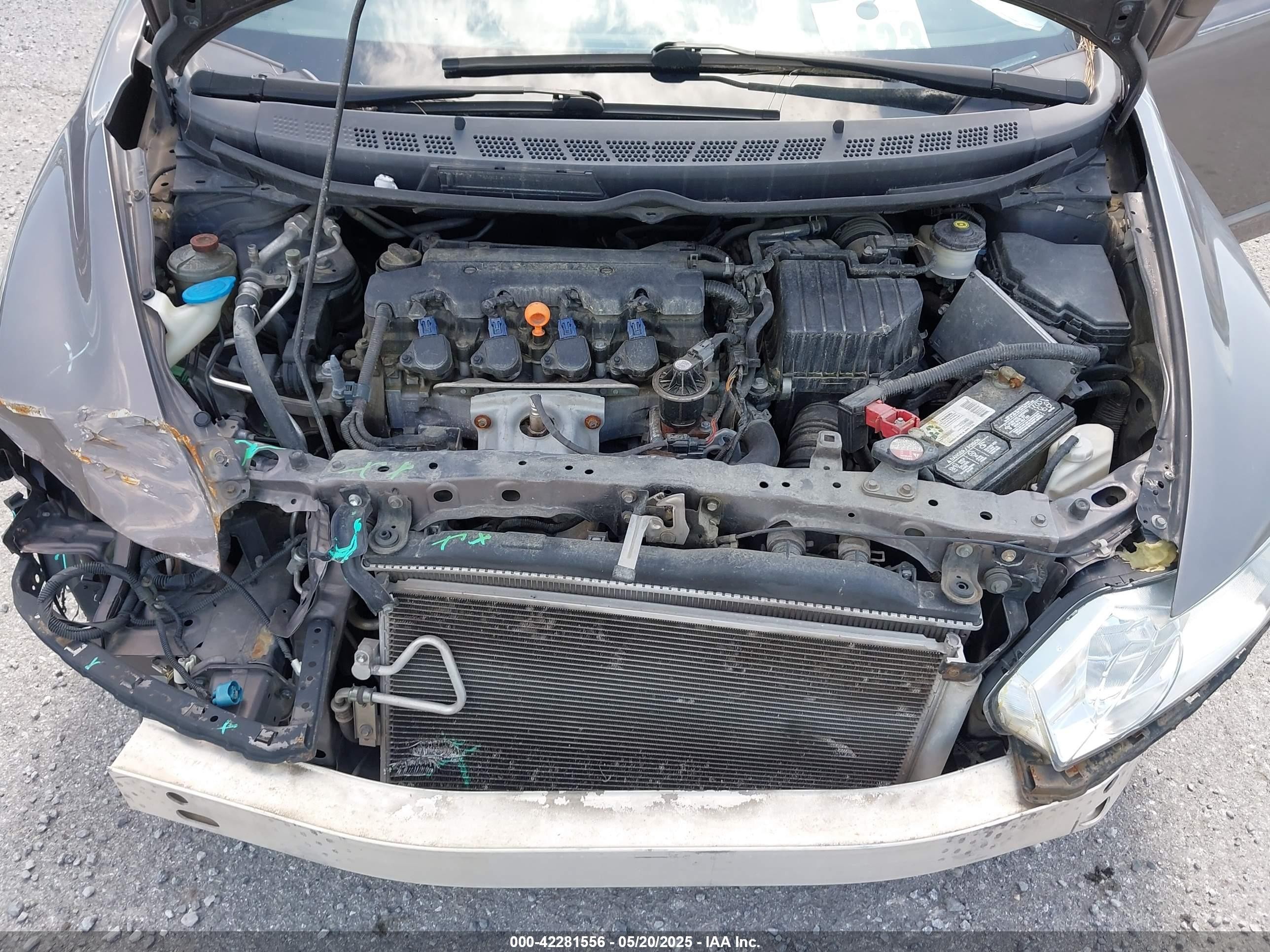 2010 Honda Civic Sdn Ex Серый vin: 2HGFA1F84AH510781
