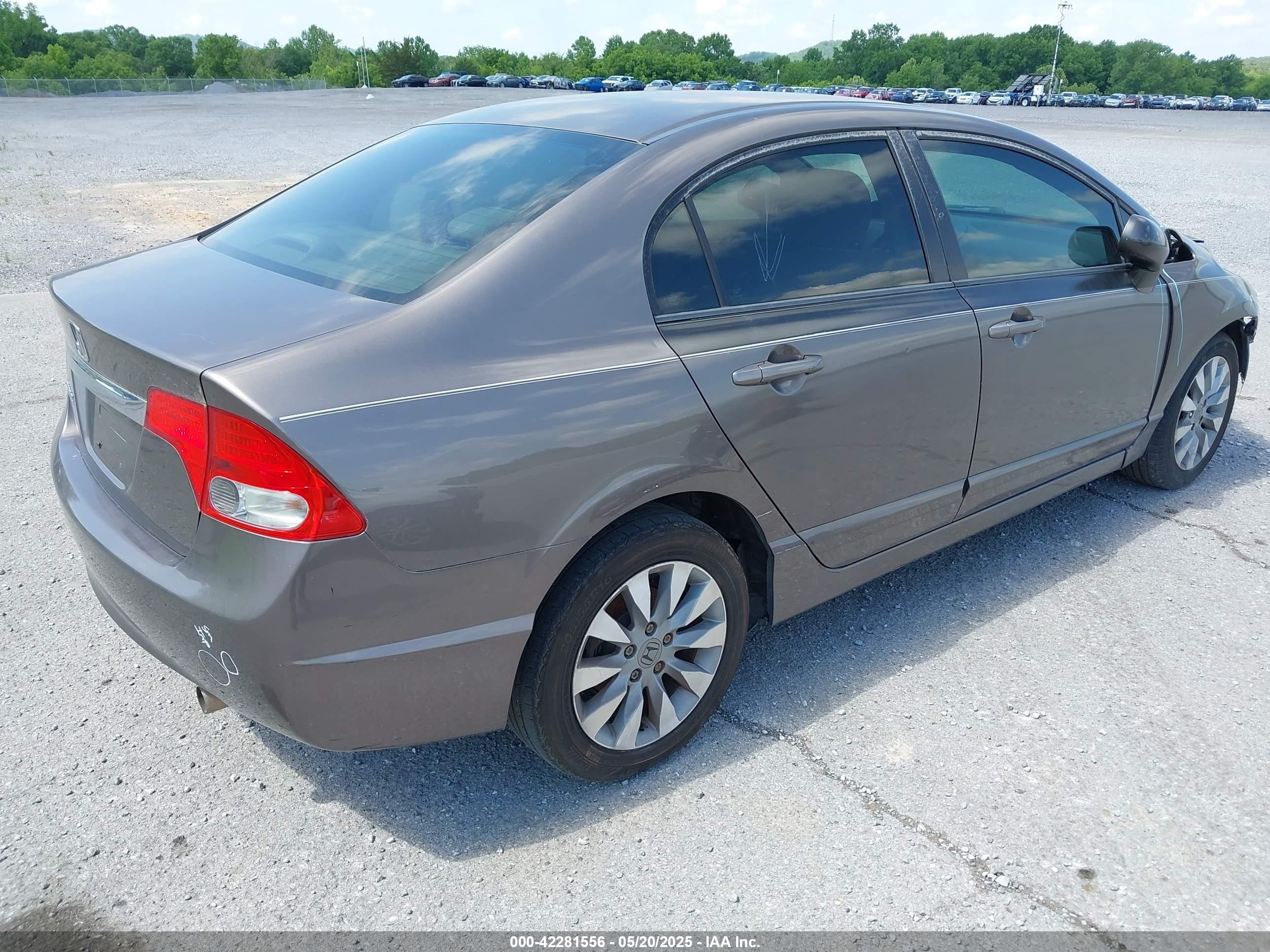 2010 Honda Civic Sdn Ex Серый vin: 2HGFA1F84AH510781