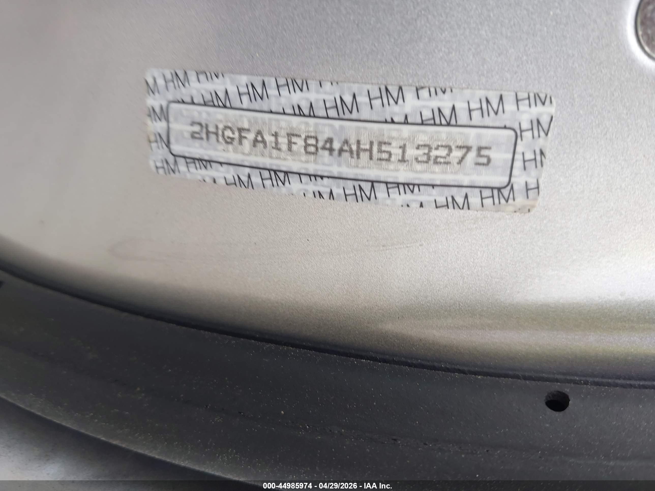 2010 Honda Civic Ex Silver vin: 2HGFA1F84AH513275
