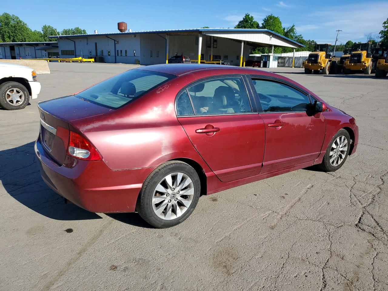 2010 Honda Civic Ex Red vin: 2HGFA1F84AH555980