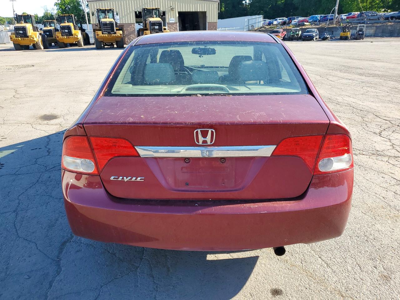 2010 Honda Civic Ex Red vin: 2HGFA1F84AH555980
