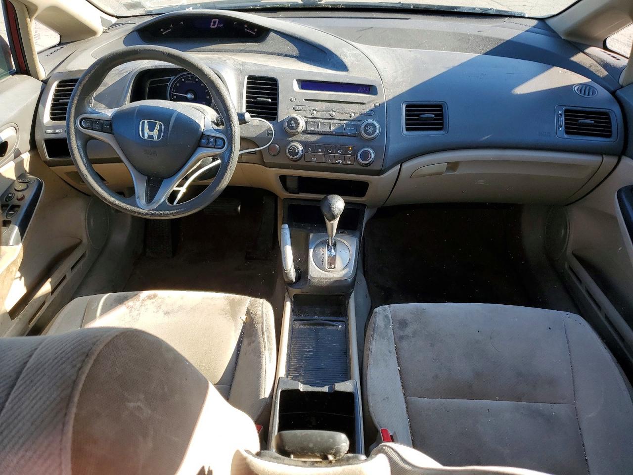 2010 Honda Civic Ex Red vin: 2HGFA1F84AH555980