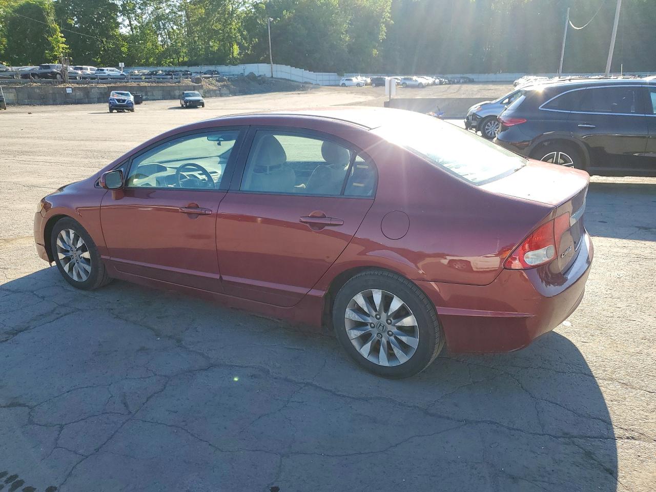 2010 Honda Civic Ex Red vin: 2HGFA1F84AH555980