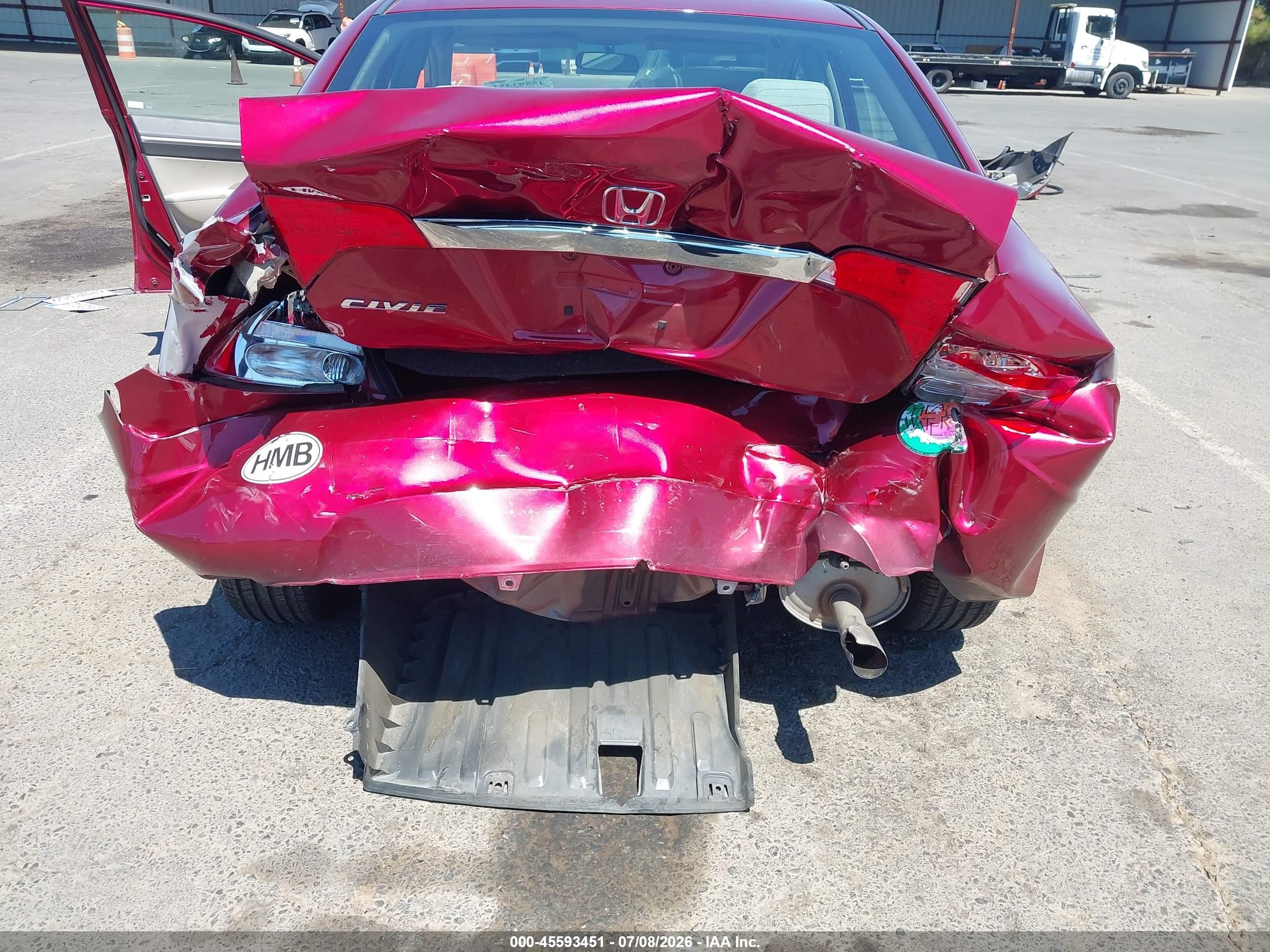 2011 Honda Civic Ex Red vin: 2HGFA1F84BH526982