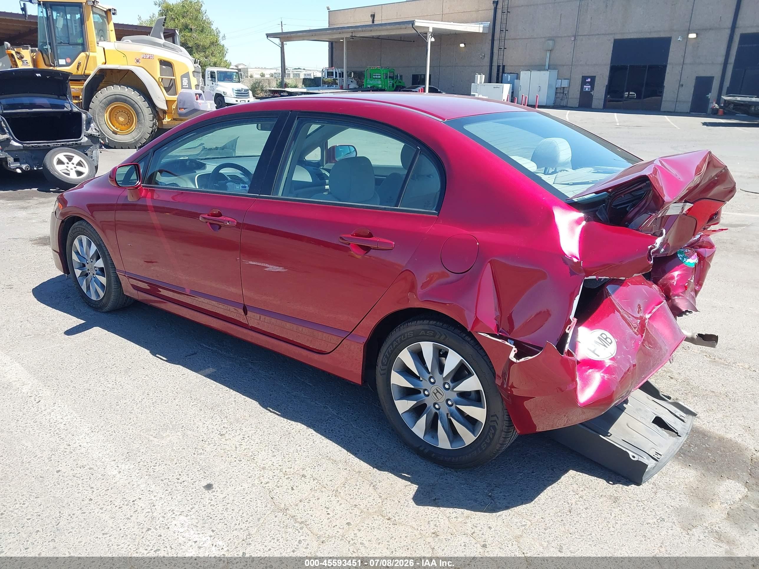 2011 Honda Civic Ex Red vin: 2HGFA1F84BH526982