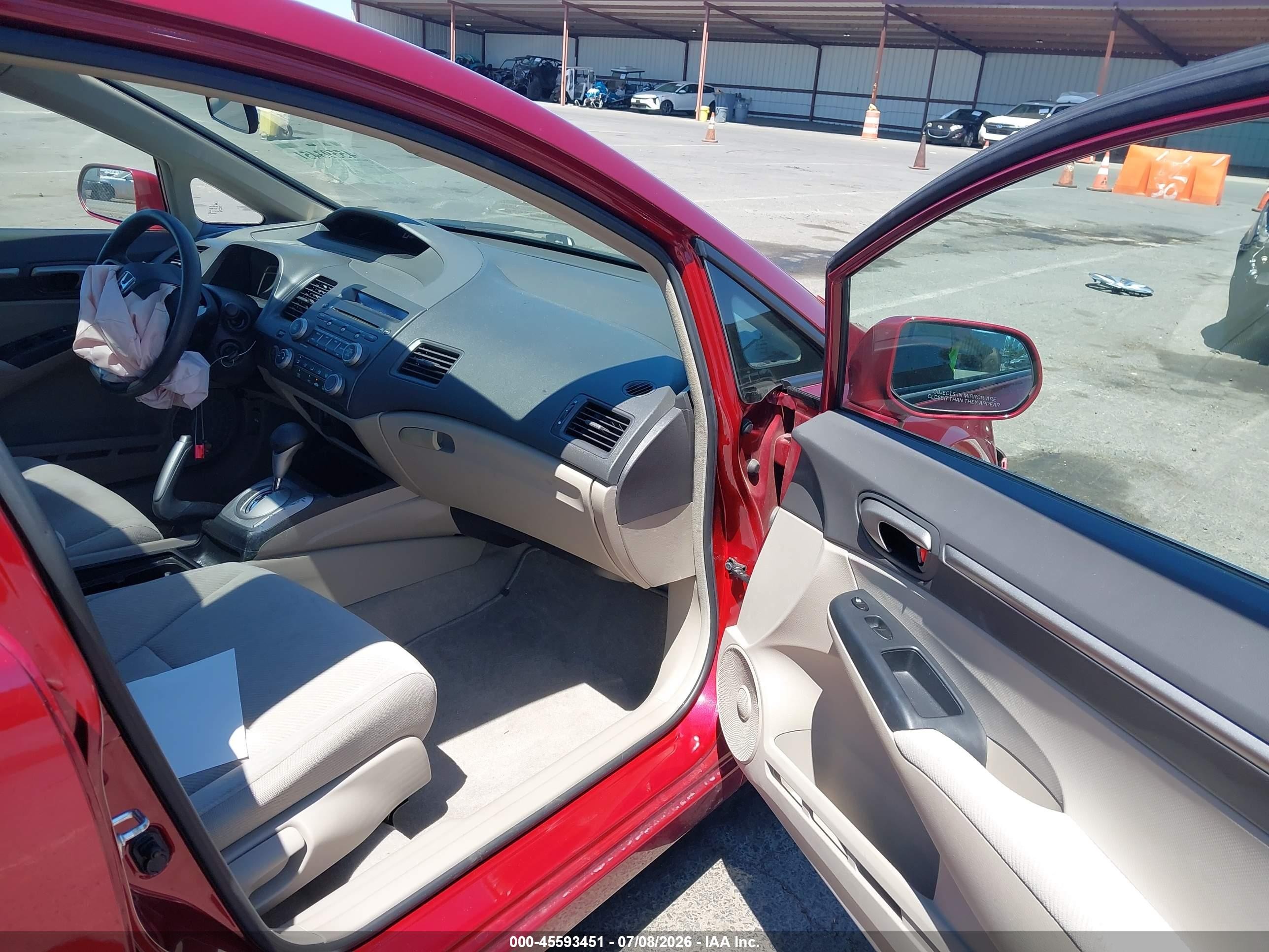 2011 Honda Civic Ex Red vin: 2HGFA1F84BH526982