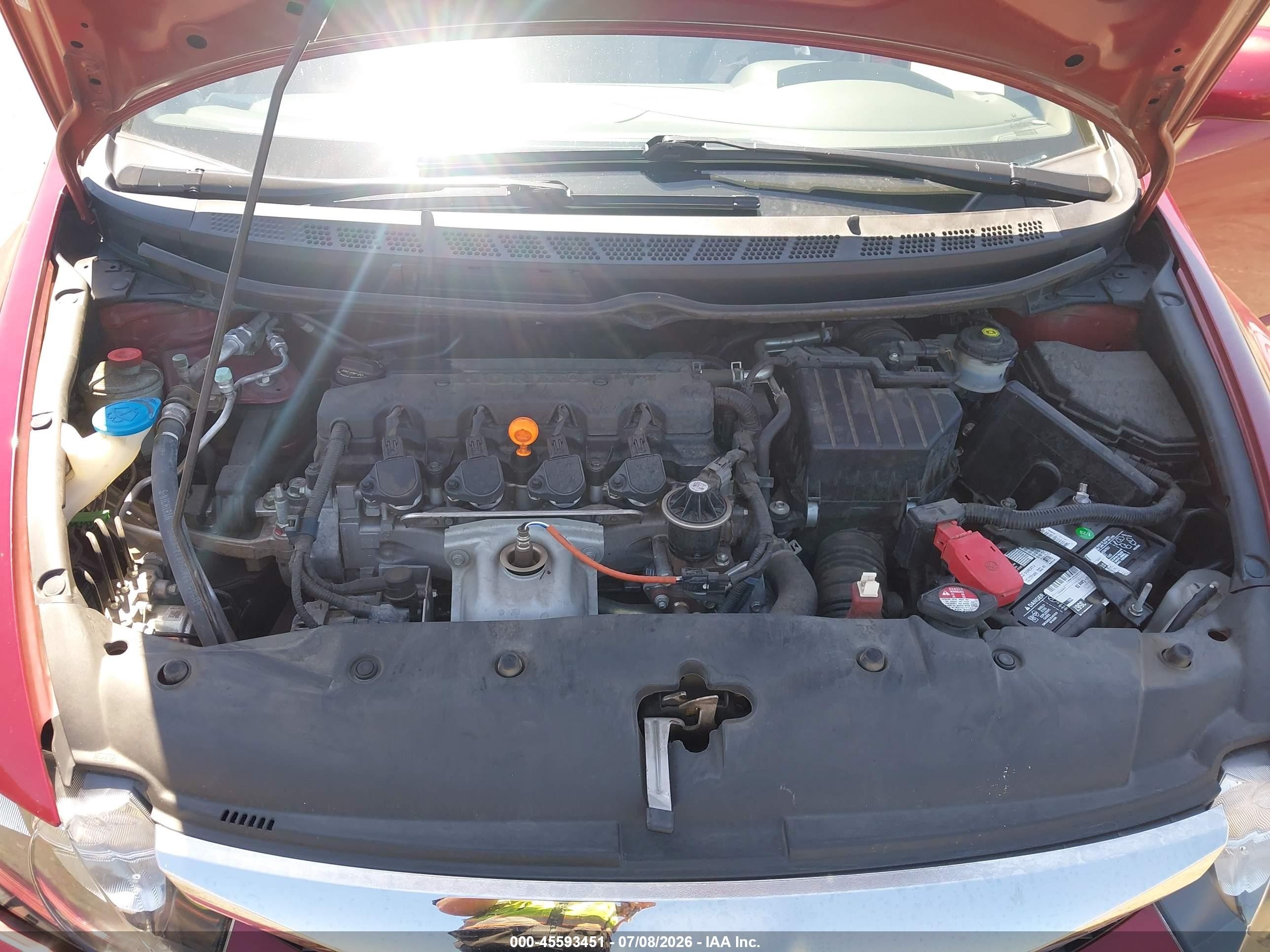2011 Honda Civic Ex Red vin: 2HGFA1F84BH526982