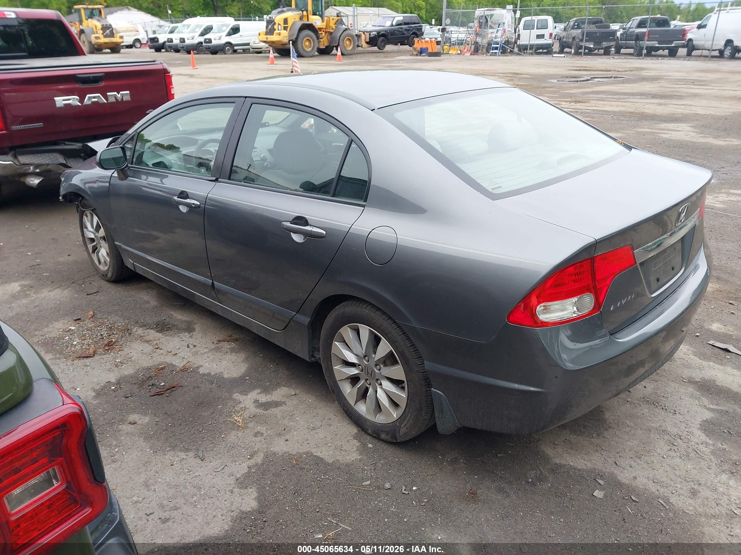 2010 Honda Civic Ex Gray vin: 2HGFA1F85AH303543