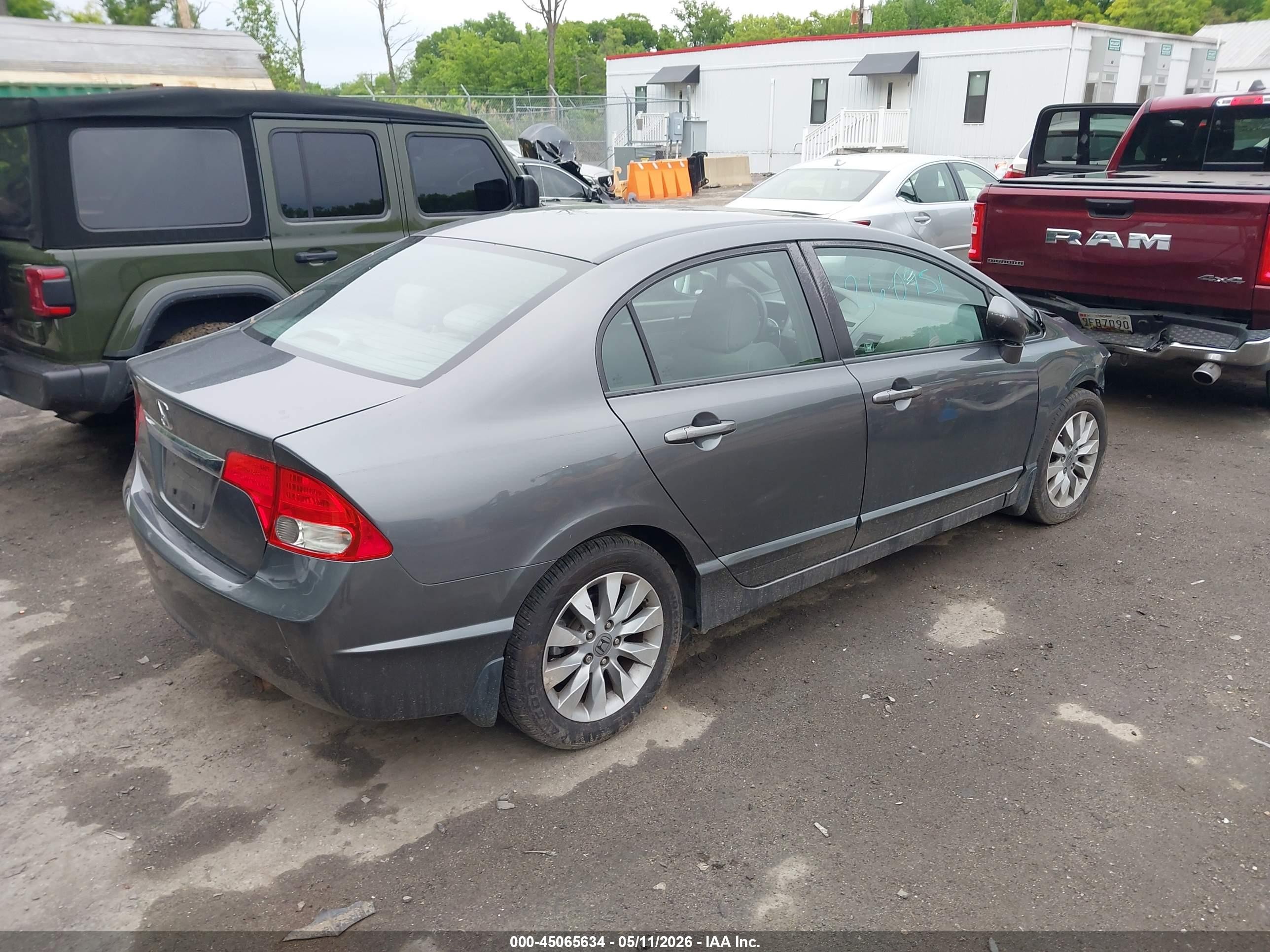 2010 Honda Civic Ex Gray vin: 2HGFA1F85AH303543