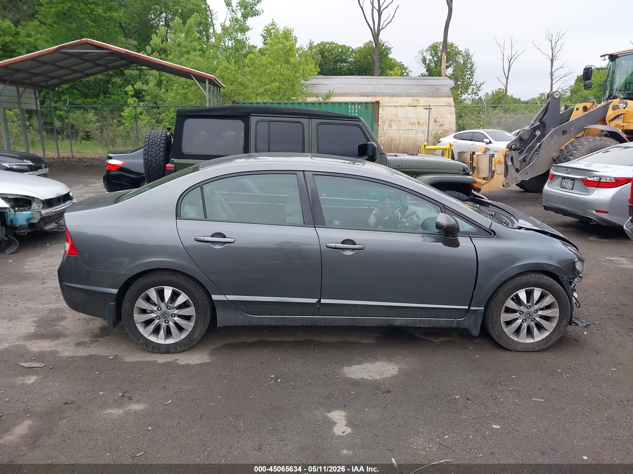 2010 Honda Civic Ex Gray vin: 2HGFA1F85AH303543