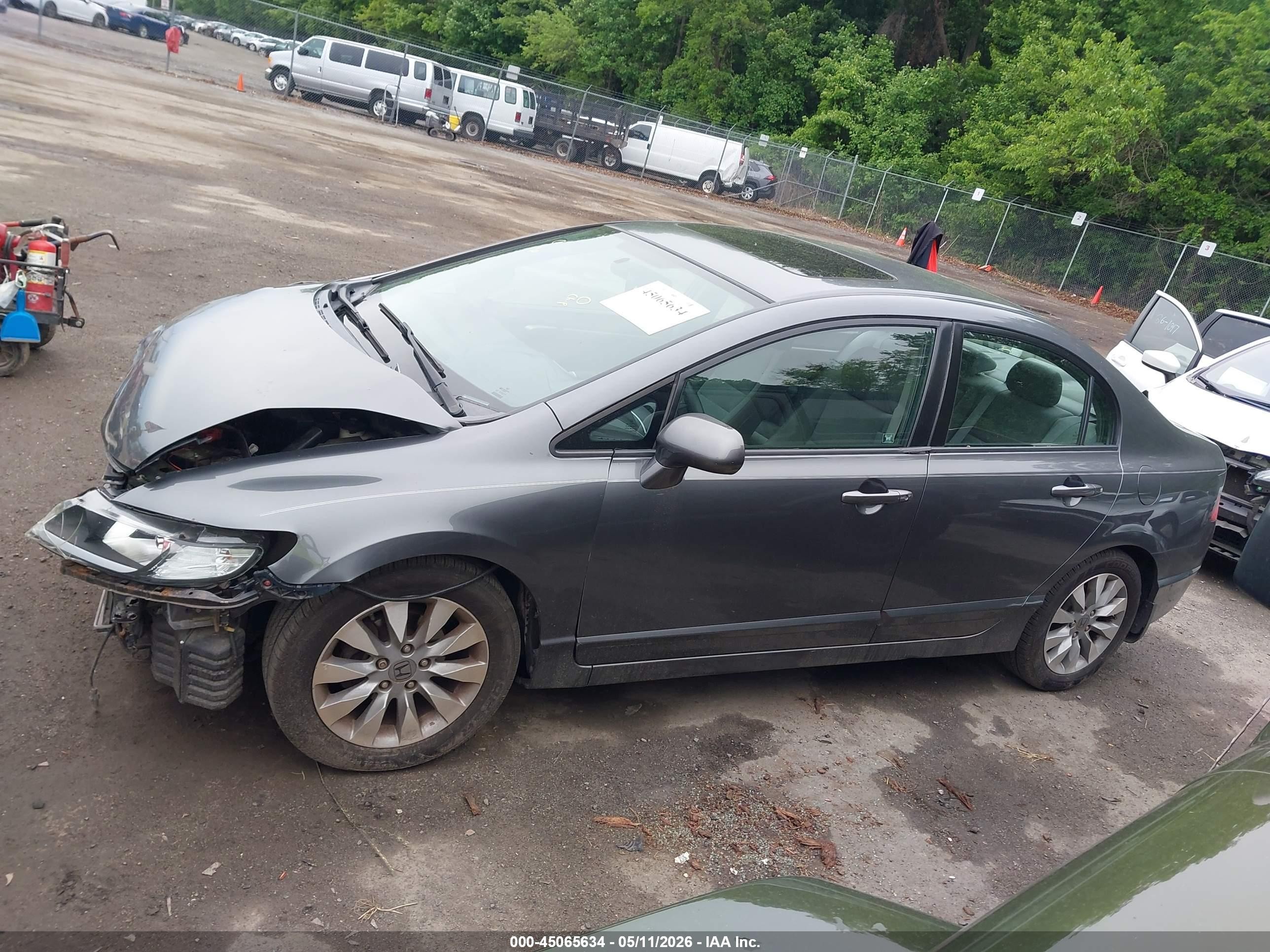 2010 Honda Civic Ex Gray vin: 2HGFA1F85AH303543