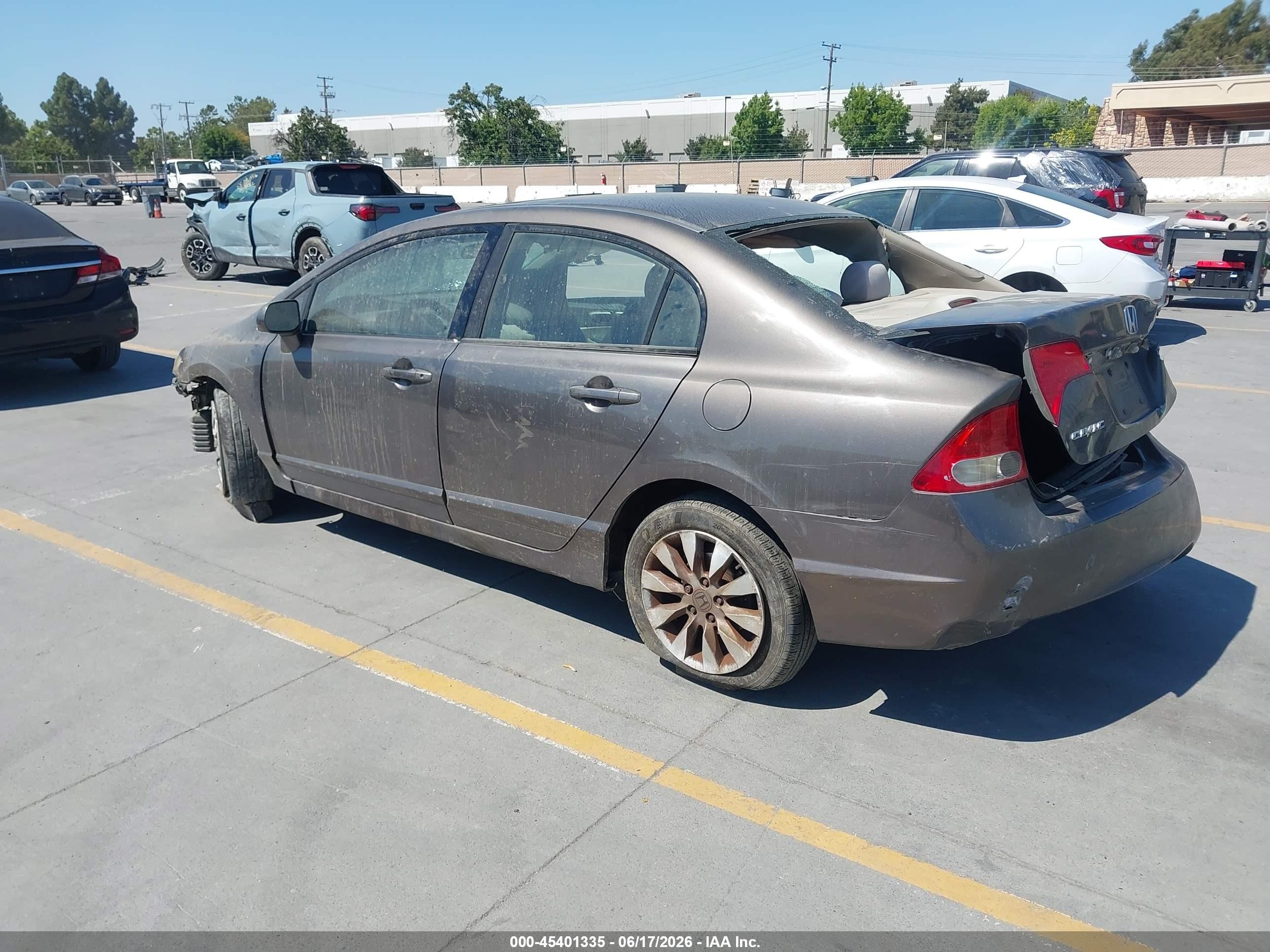 2010 Honda Civic Ex Gray vin: 2HGFA1F85AH507713
