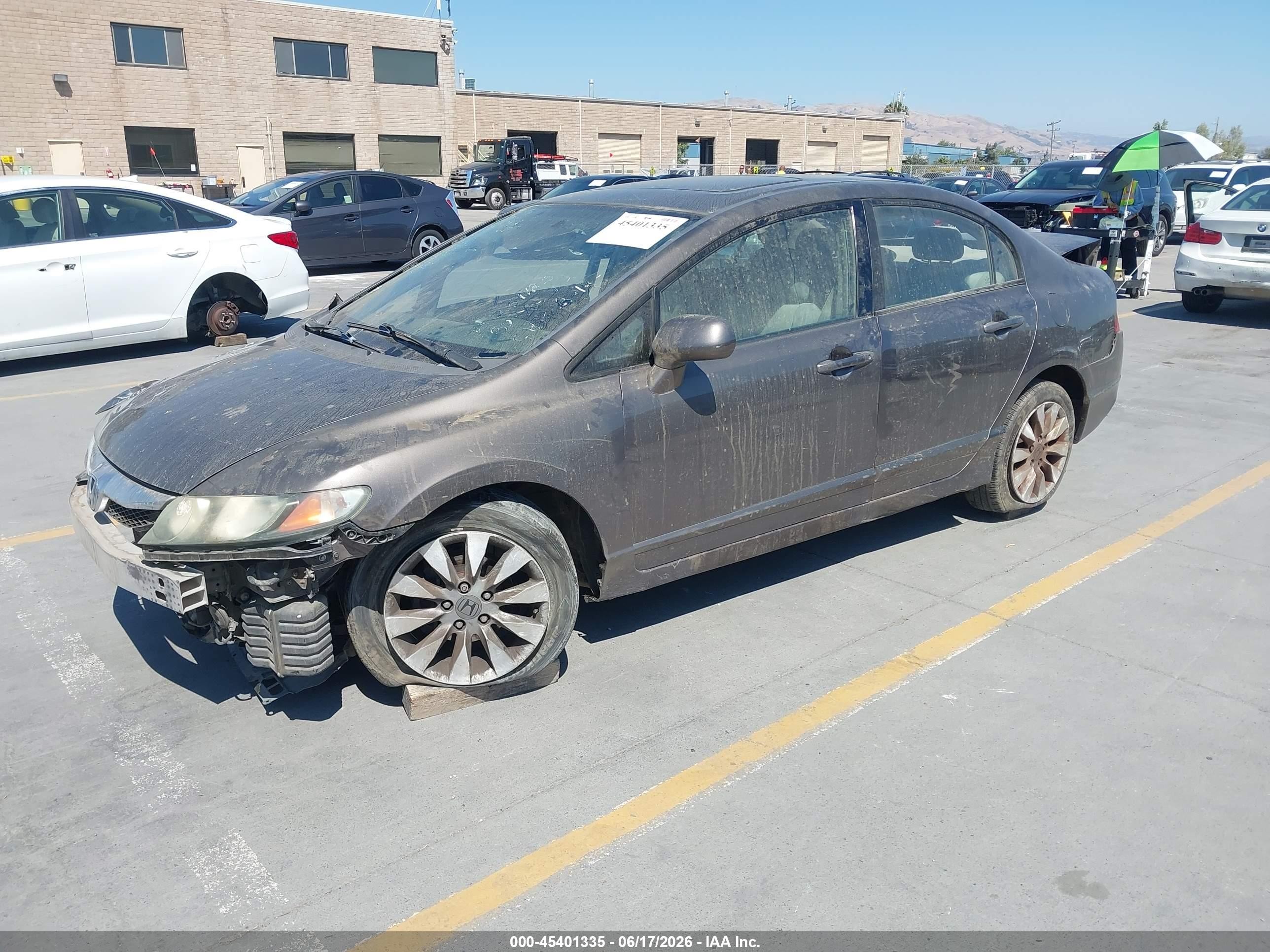 2010 Honda Civic Ex Gray vin: 2HGFA1F85AH507713