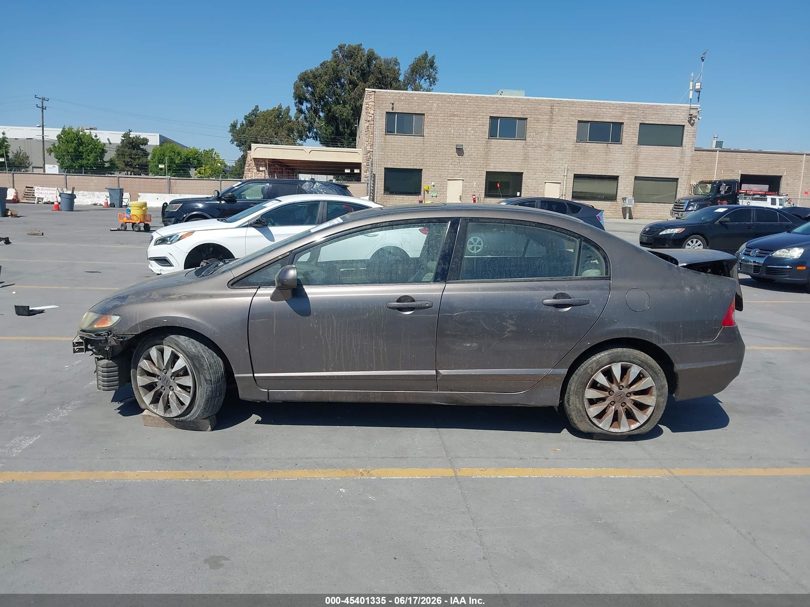2010 Honda Civic Ex Gray vin: 2HGFA1F85AH507713
