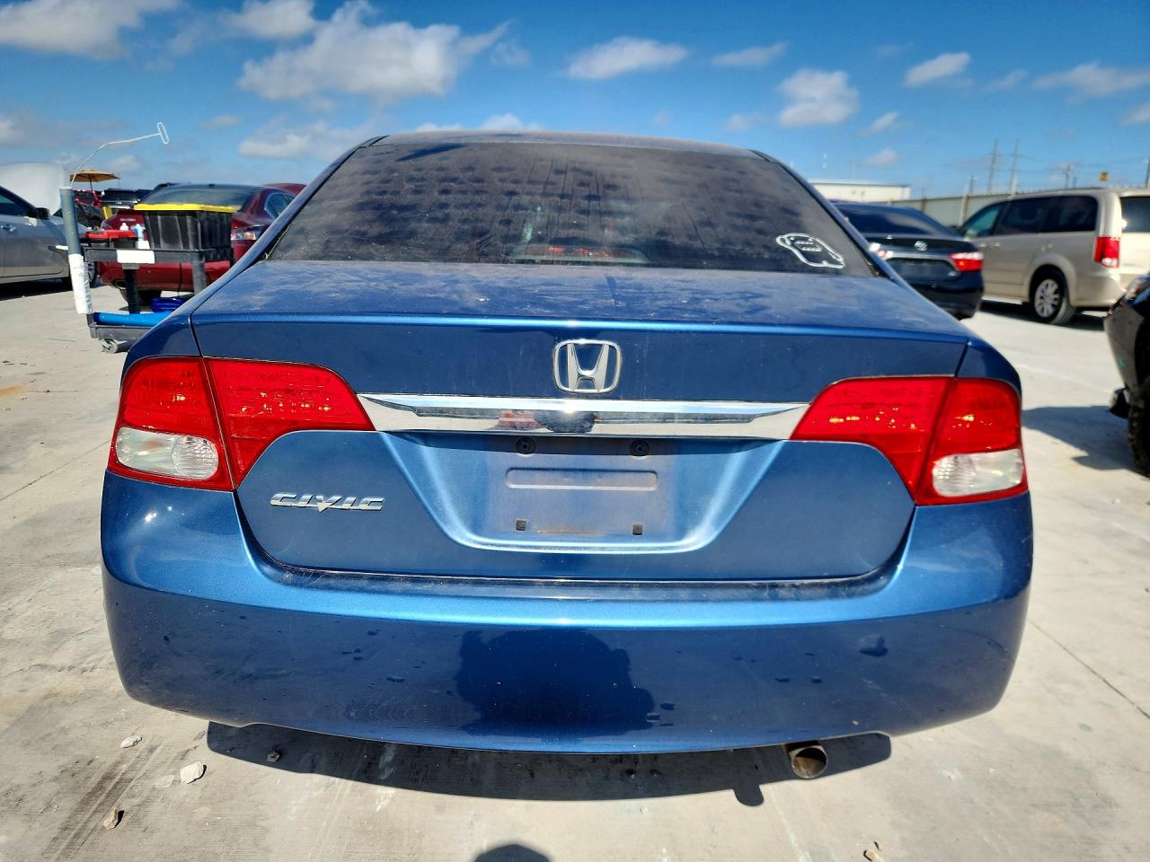 2010 Honda Civic Ex Синий vin: 2HGFA1F86AH521619
