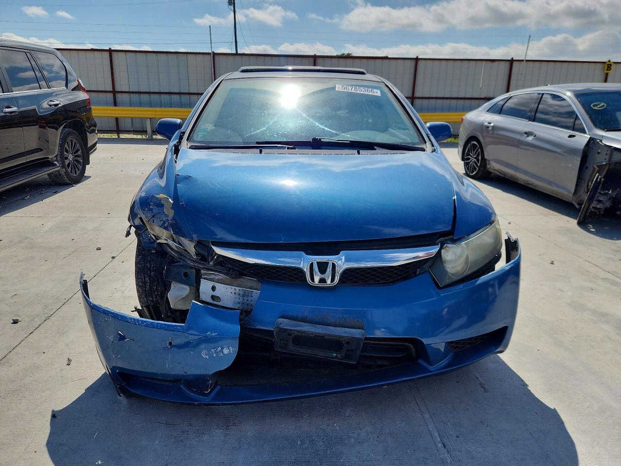 2010 Honda Civic Ex Синий vin: 2HGFA1F86AH521619