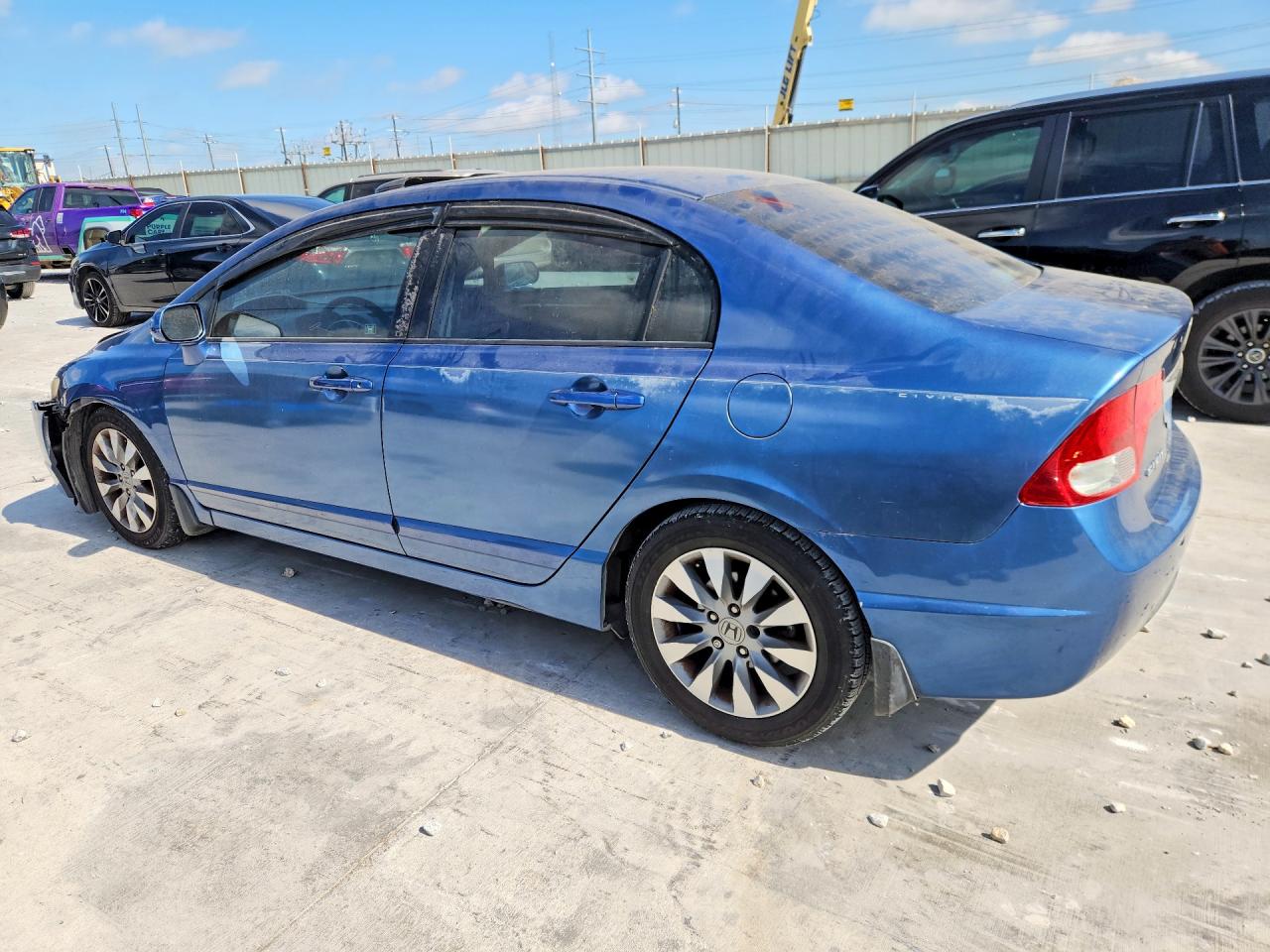 2010 Honda Civic Ex Синий vin: 2HGFA1F86AH521619