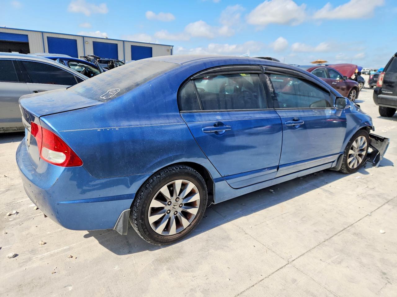 2010 Honda Civic Ex Синий vin: 2HGFA1F86AH521619