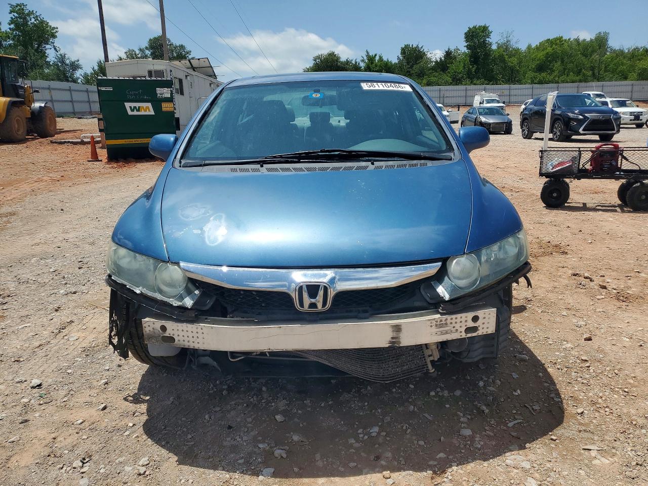 2011 Honda Civic Ex Blue vin: 2HGFA1F86BH515899
