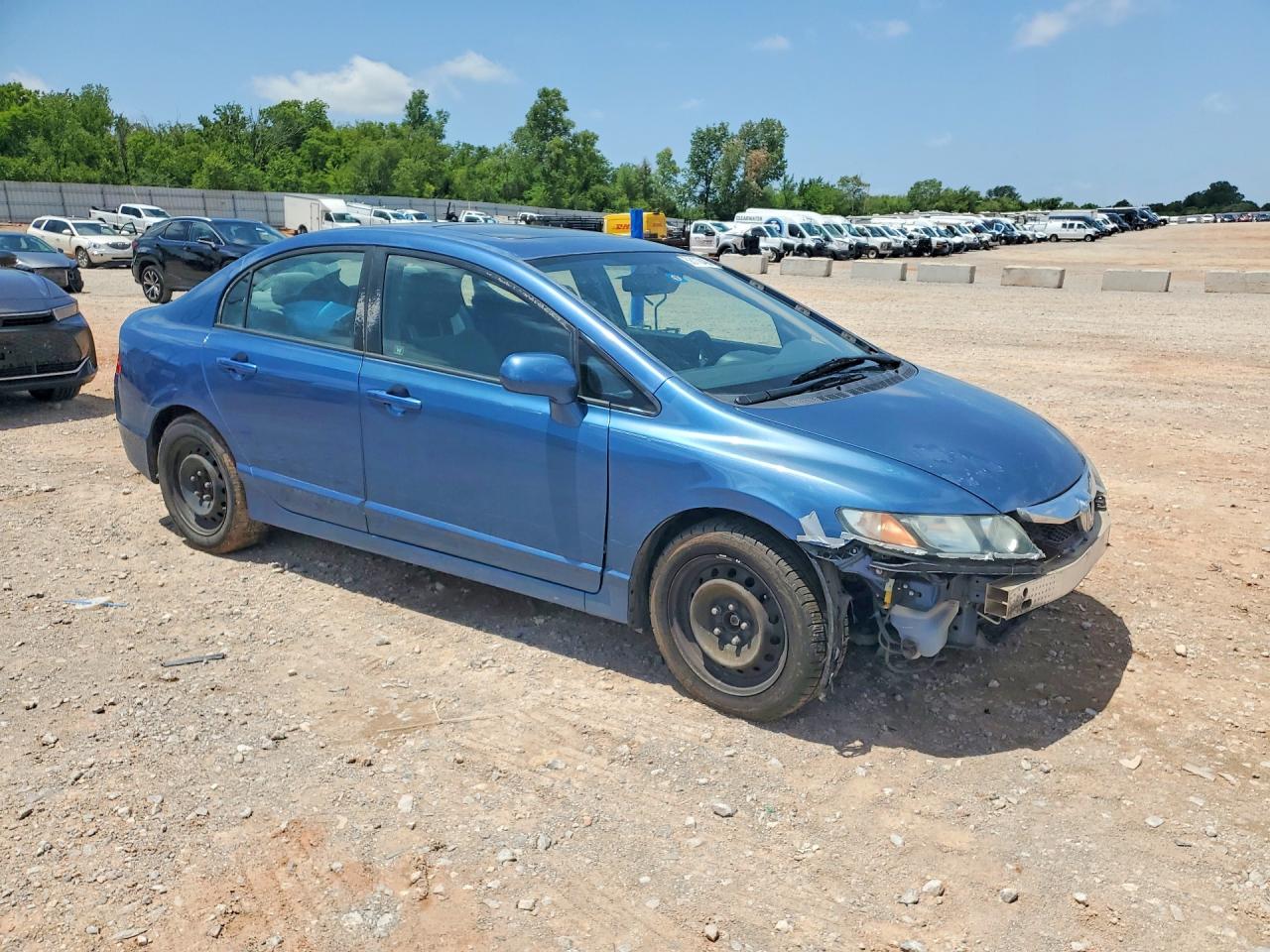 2011 Honda Civic Ex Blue vin: 2HGFA1F86BH515899