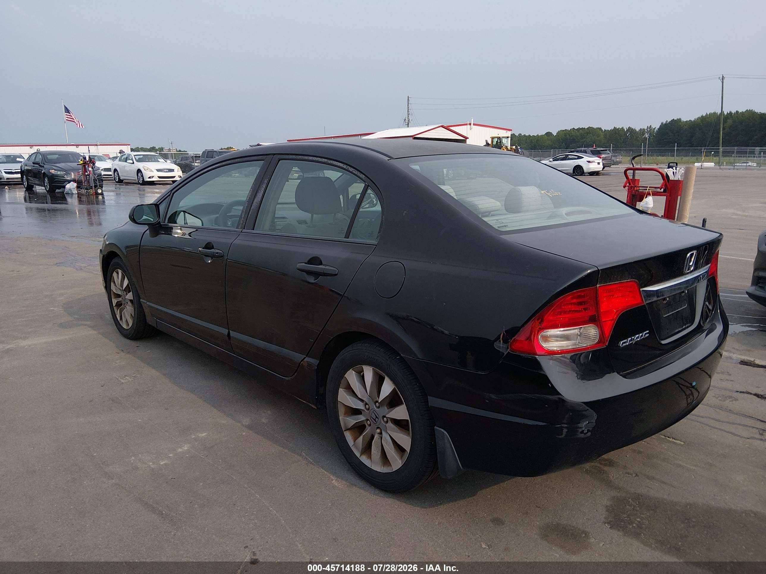 2010 Honda Civic Ex Black vin: 2HGFA1F87AH313880