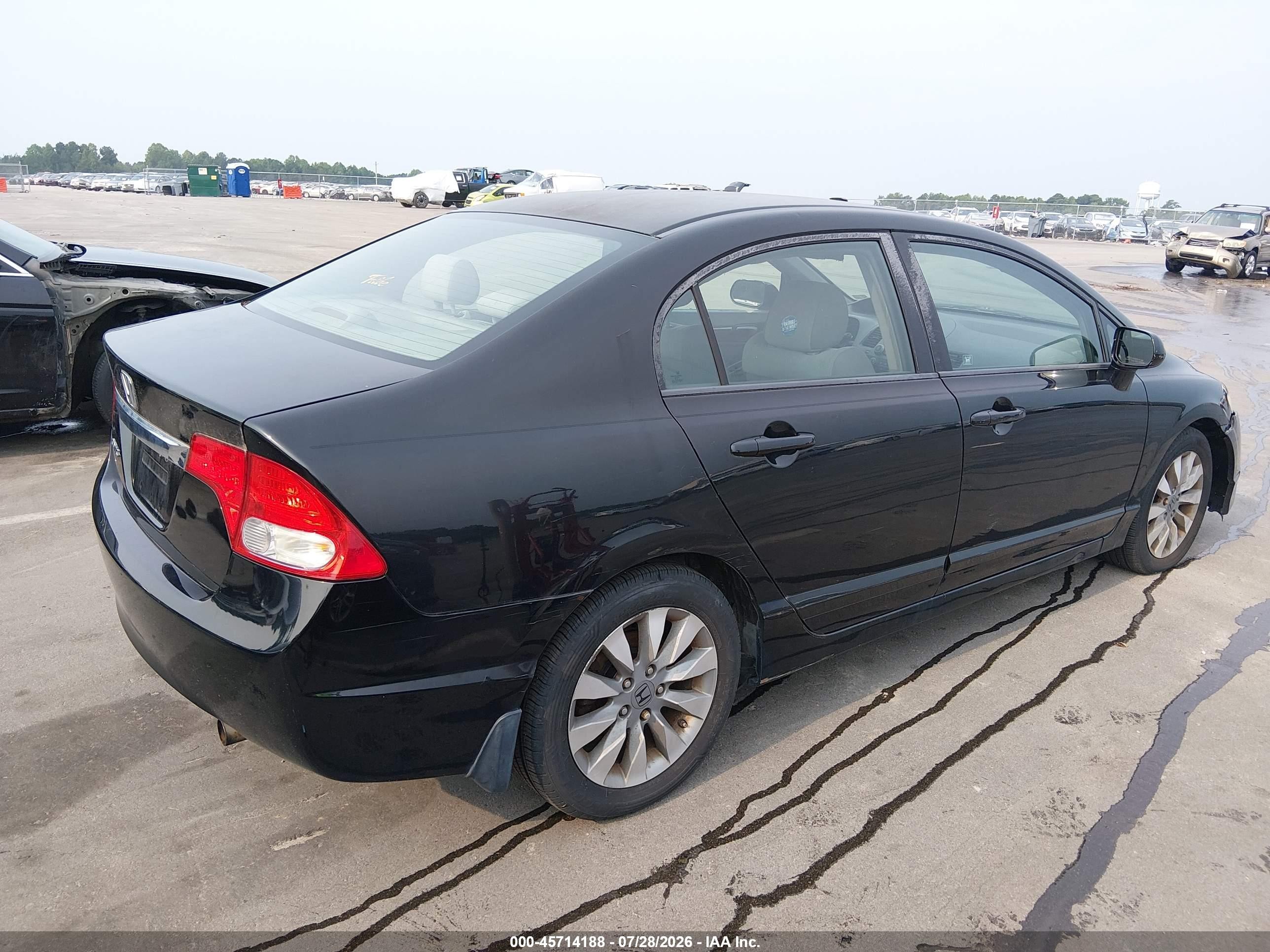 2010 Honda Civic Ex Black vin: 2HGFA1F87AH313880