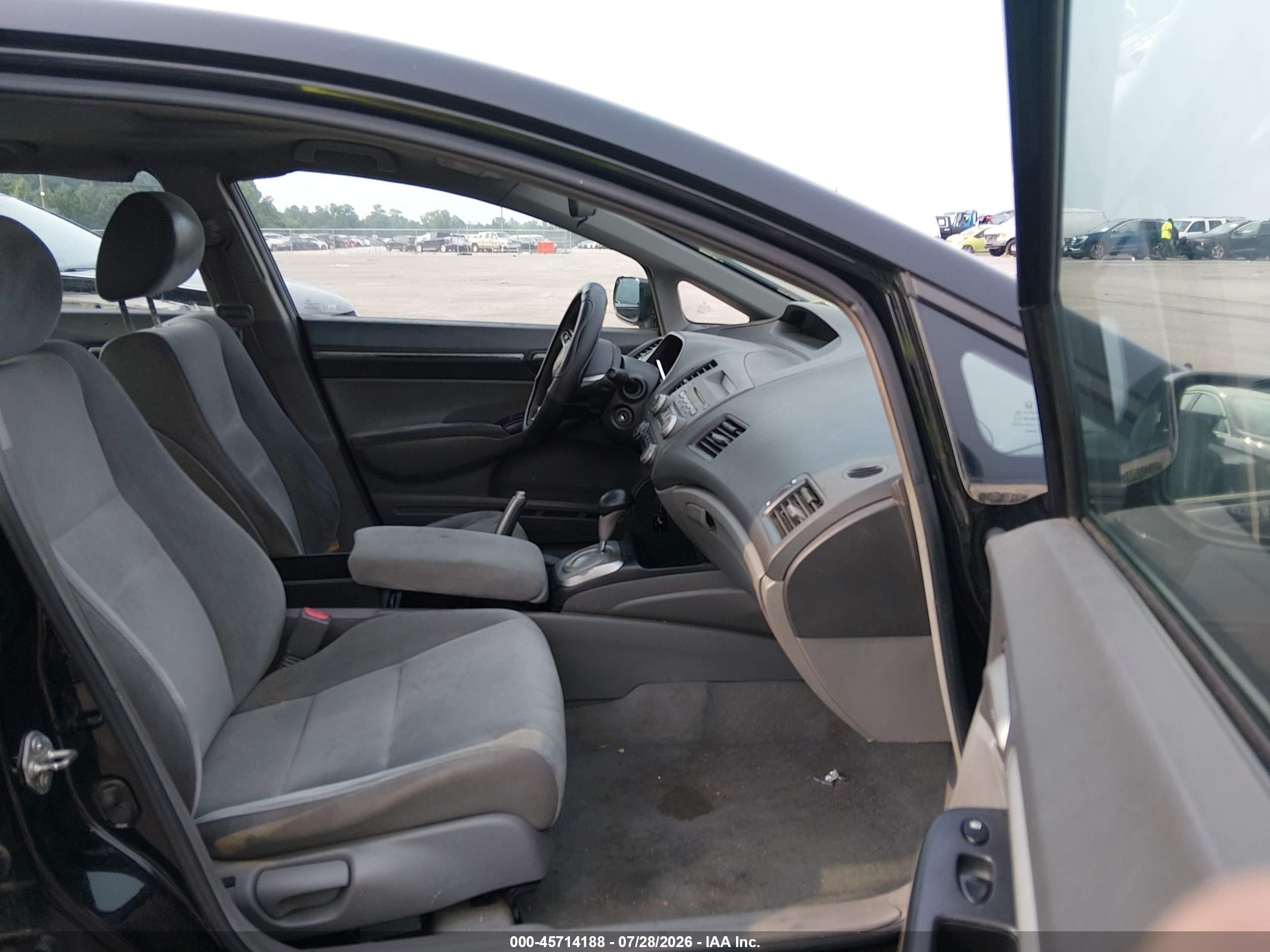 2010 Honda Civic Ex Black vin: 2HGFA1F87AH313880