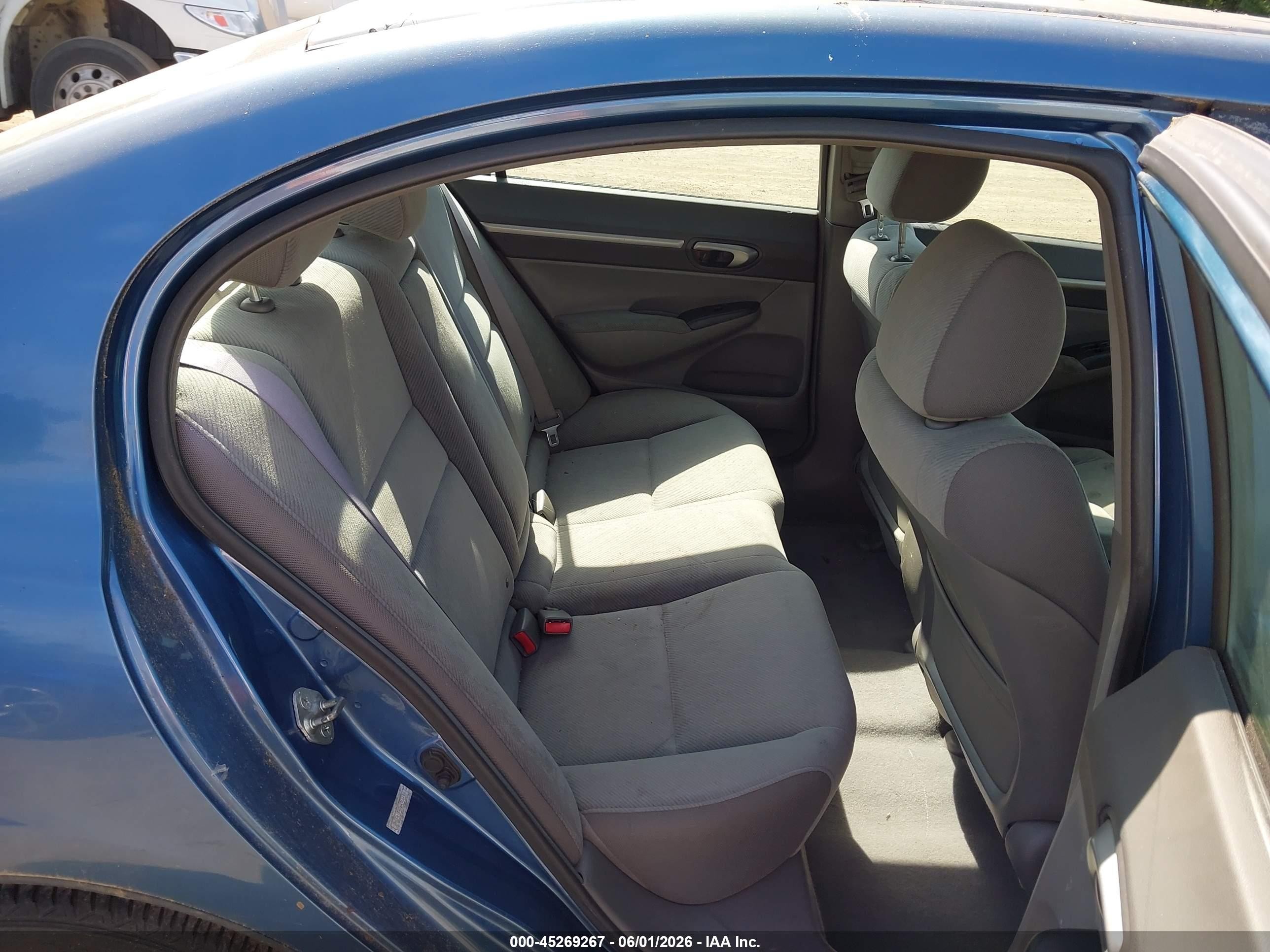2010 Honda Civic Ex Blue vin: 2HGFA1F87AH314639