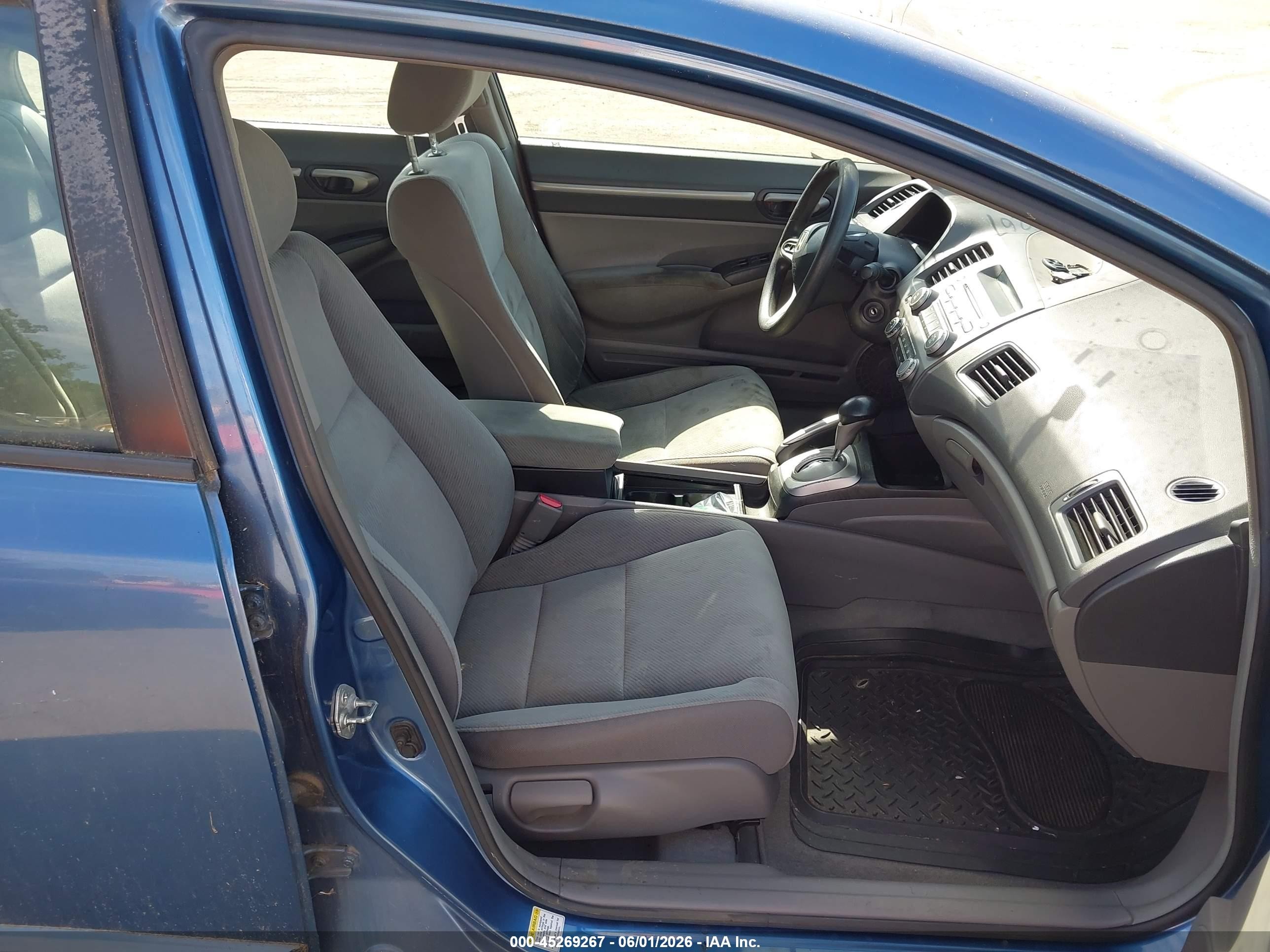 2010 Honda Civic Ex Blue vin: 2HGFA1F87AH314639