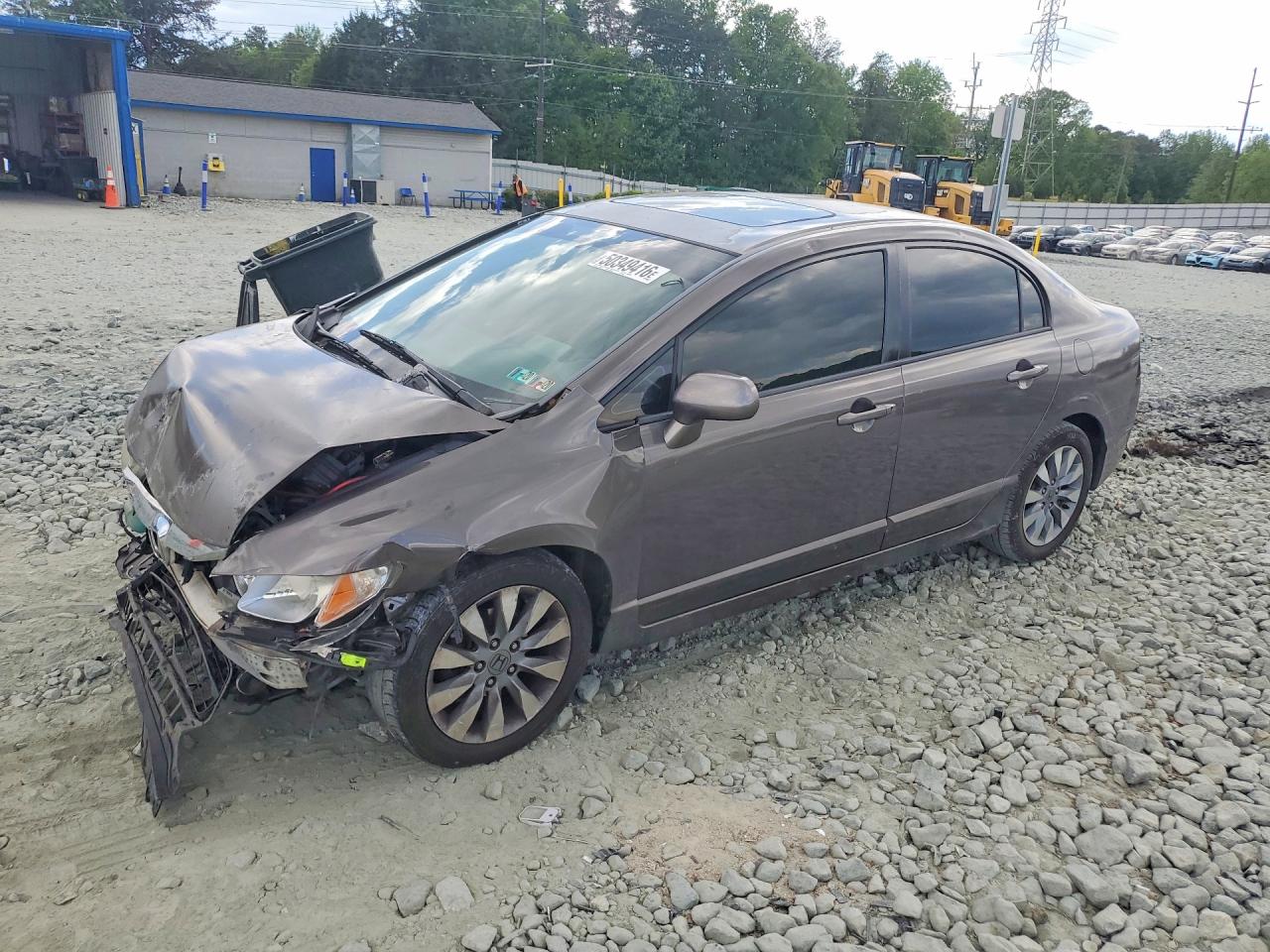 2010 Honda Civic Ex Charcoal vin: 2HGFA1F87AH518521