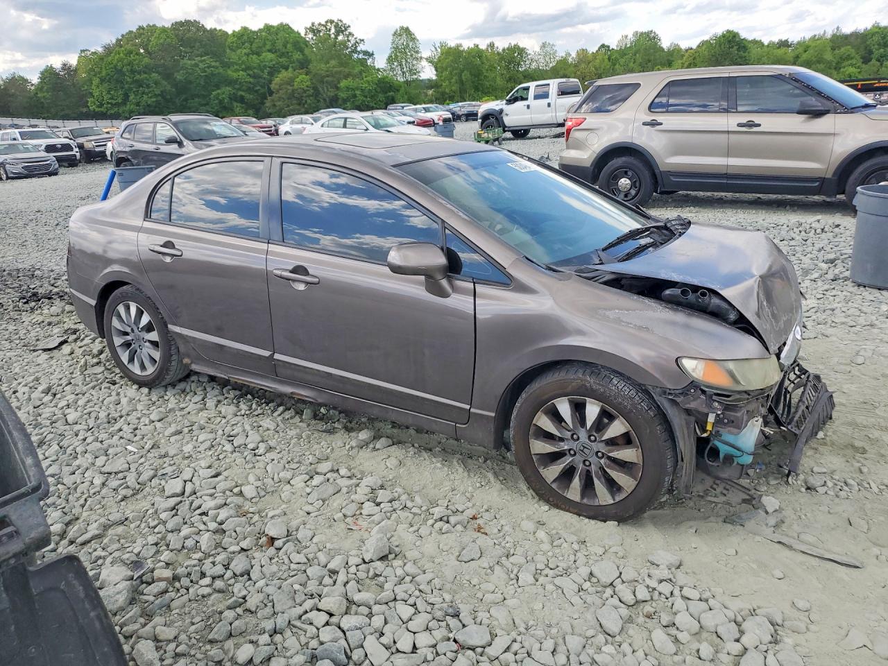 2010 Honda Civic Ex Charcoal vin: 2HGFA1F87AH518521
