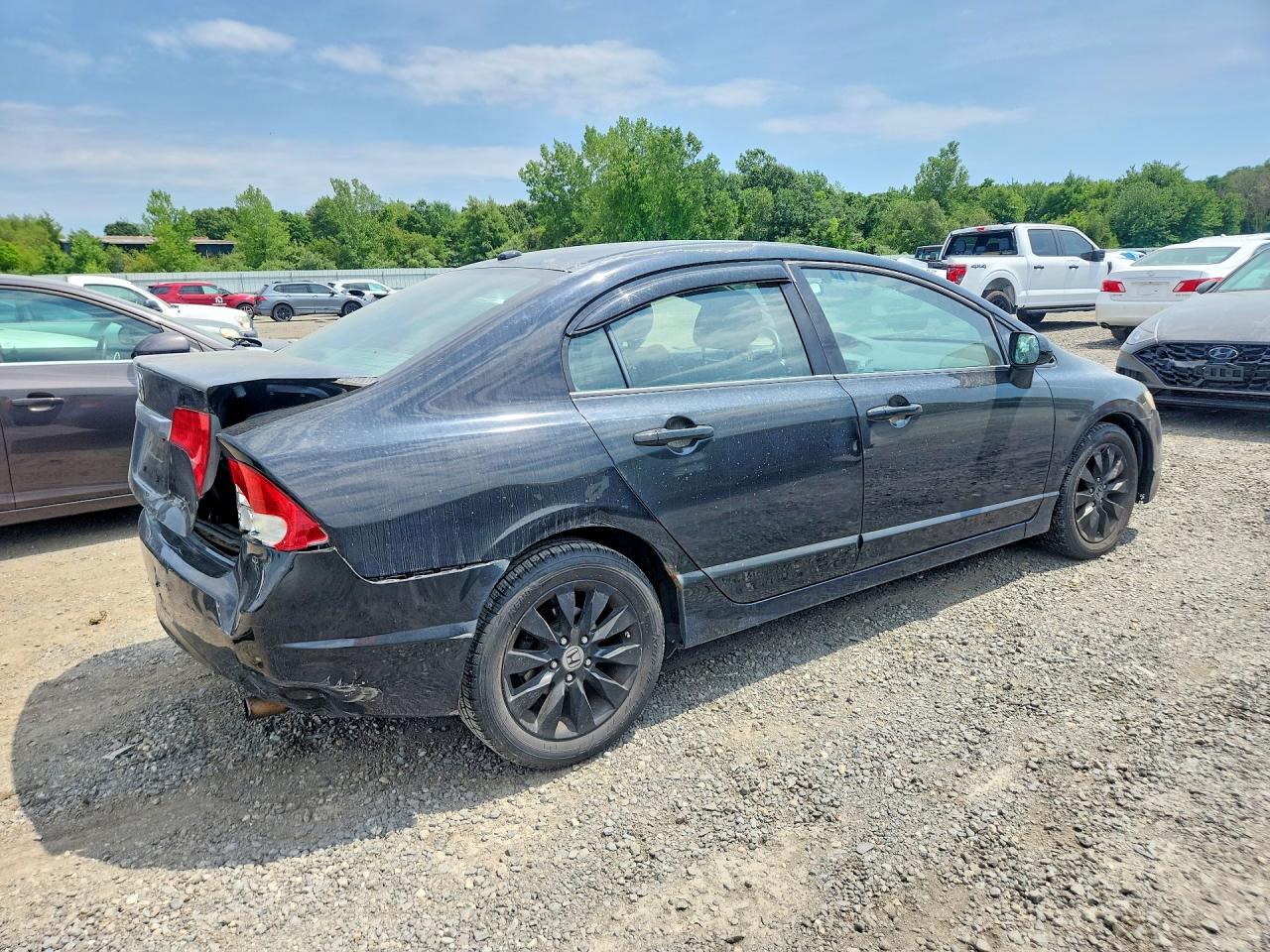 2010 Honda Civic Ex Black vin: 2HGFA1F87AH556203